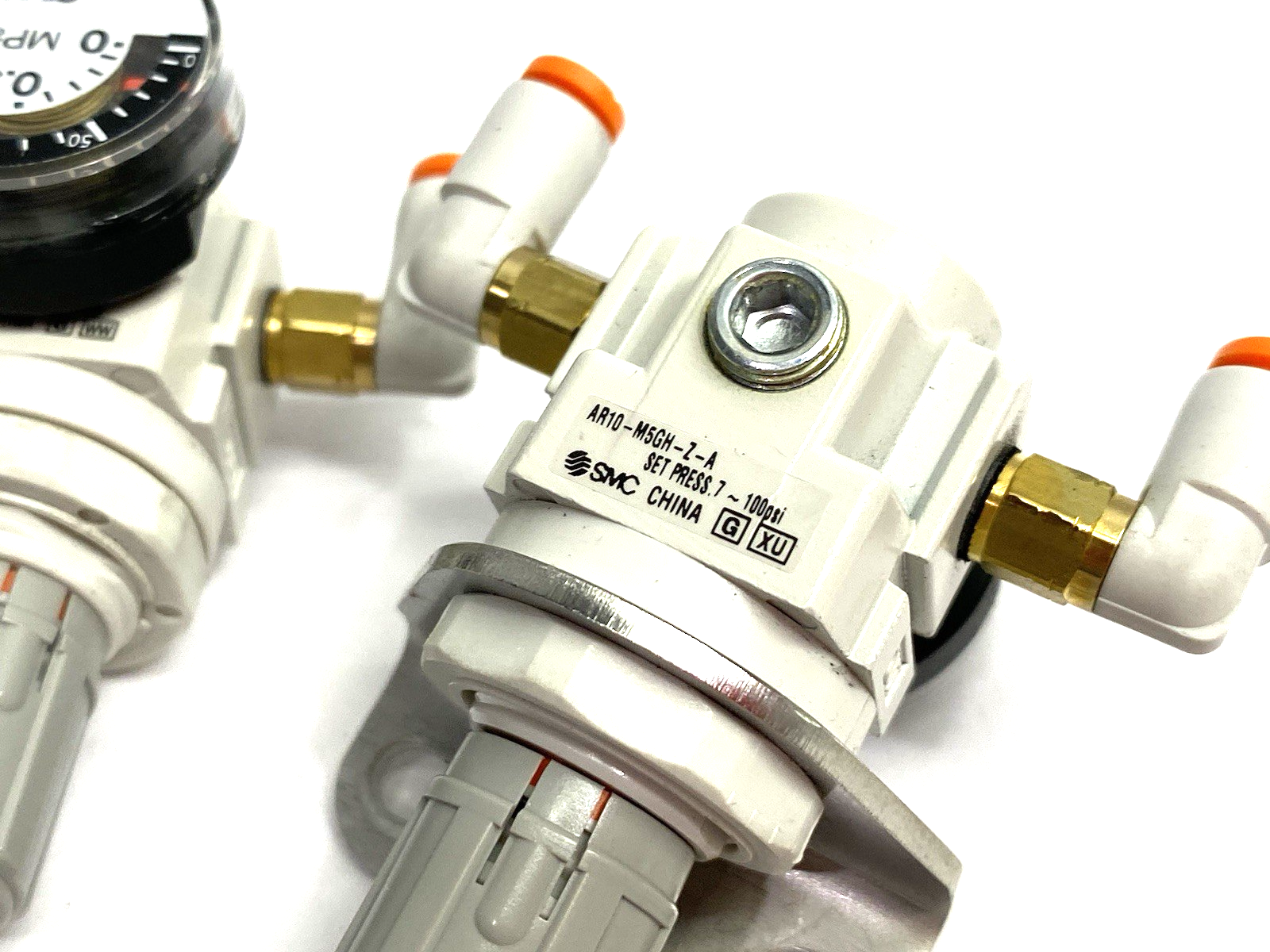 AR10-M5GH-Z-A | SMC Miniature Modular Regulator M5 Ports AR MASS PRO, LOT OF 3 - Used - Maverick Industrial Sales