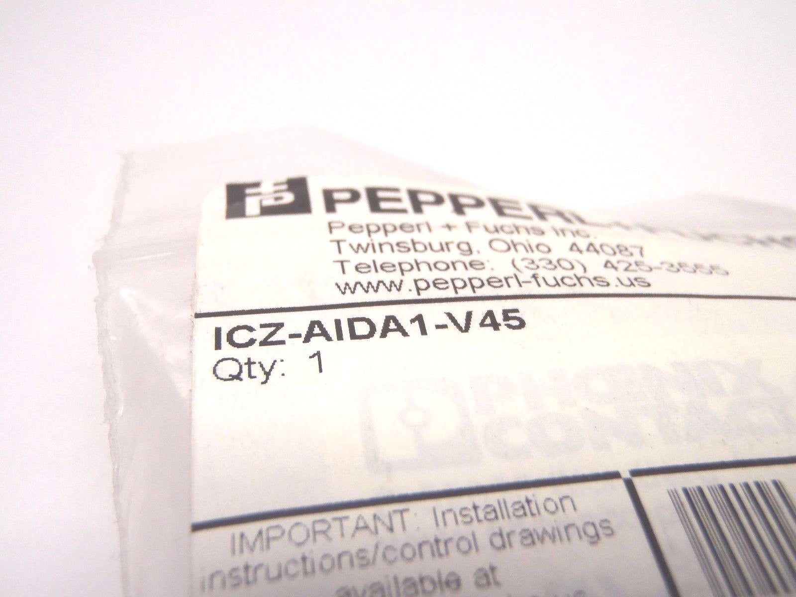 Pepperl+Fuchs ICZ-AIDA1-V45 Plug Connector for RJ-45 217762 - Maverick Industrial Sales
