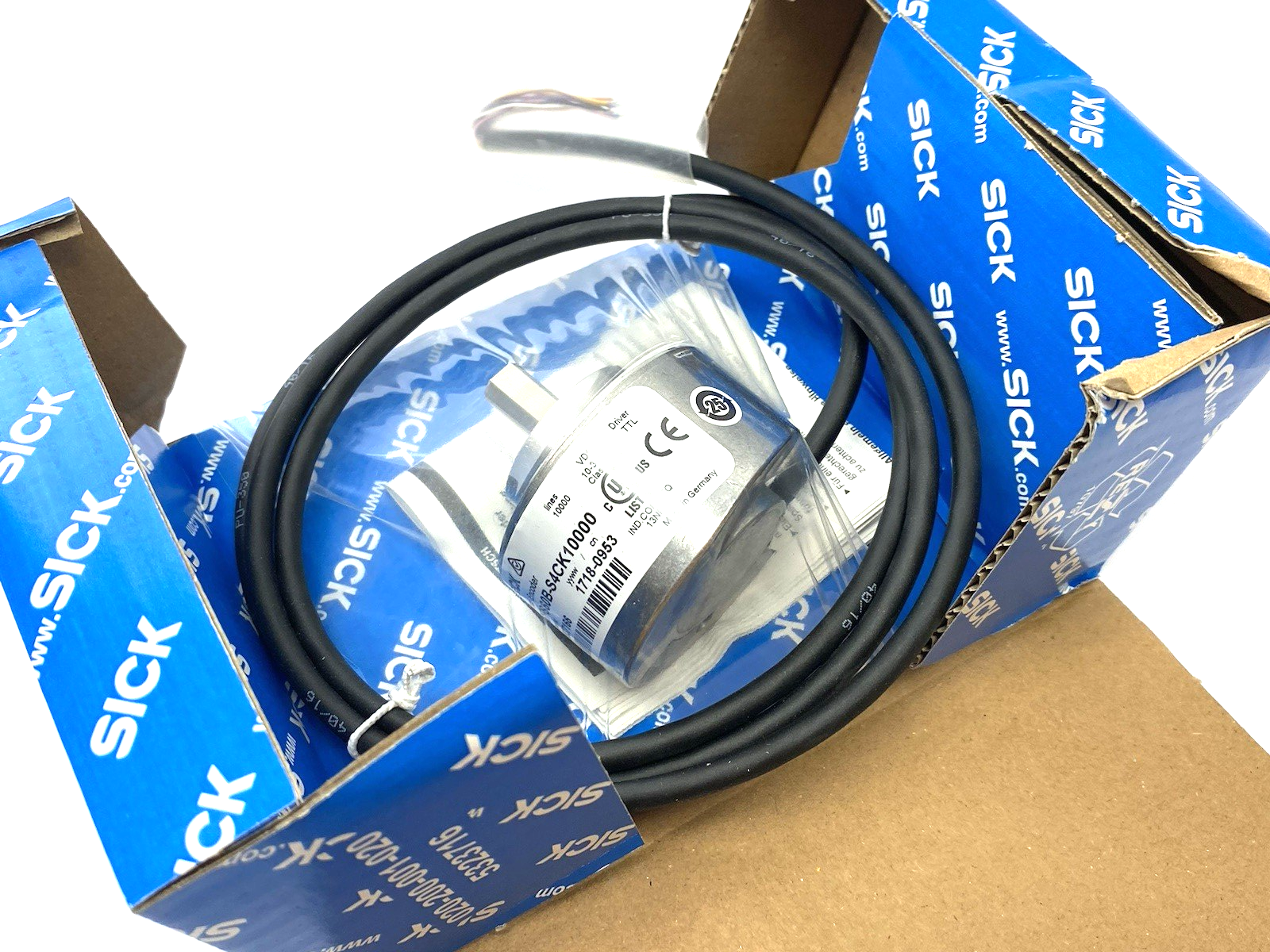 Sick 1037166 Incremental Encoder, 6-Signal Channels, DFS60B-S4CK10000 - Maverick Industrial Sales