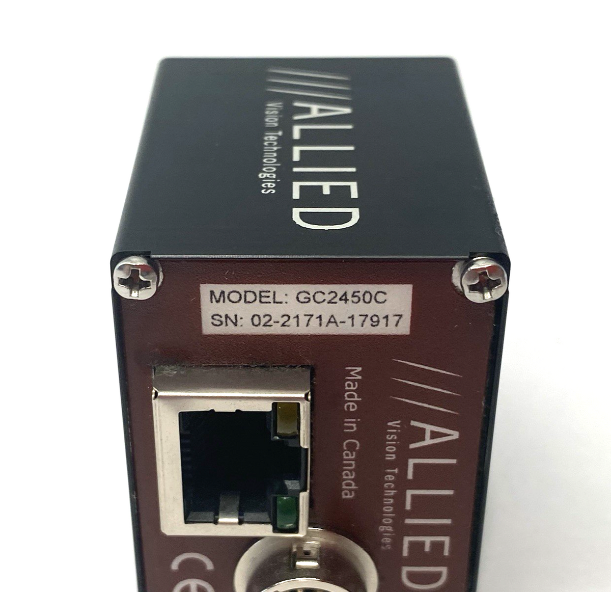 Allied GC2450C GigE Prosillica GC Vision Camera, Ultra-Compact 5.0MP Resolution - Maverick Industrial Sales