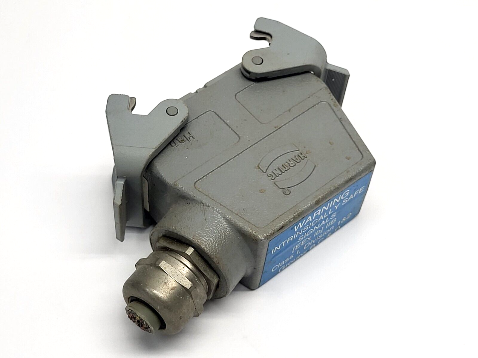 HARTING HAN-D40M Heavy Duty Power Connecting Housing 28-Pin 3HNE01900-1 - Maverick Industrial Sales