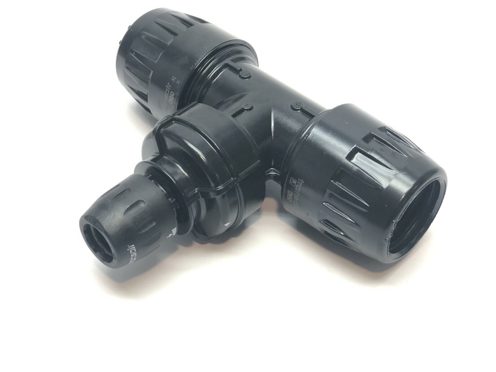 Parker Transair 6604 50 25 Reducing Tee 2" to 1" - Maverick Industrial Sales