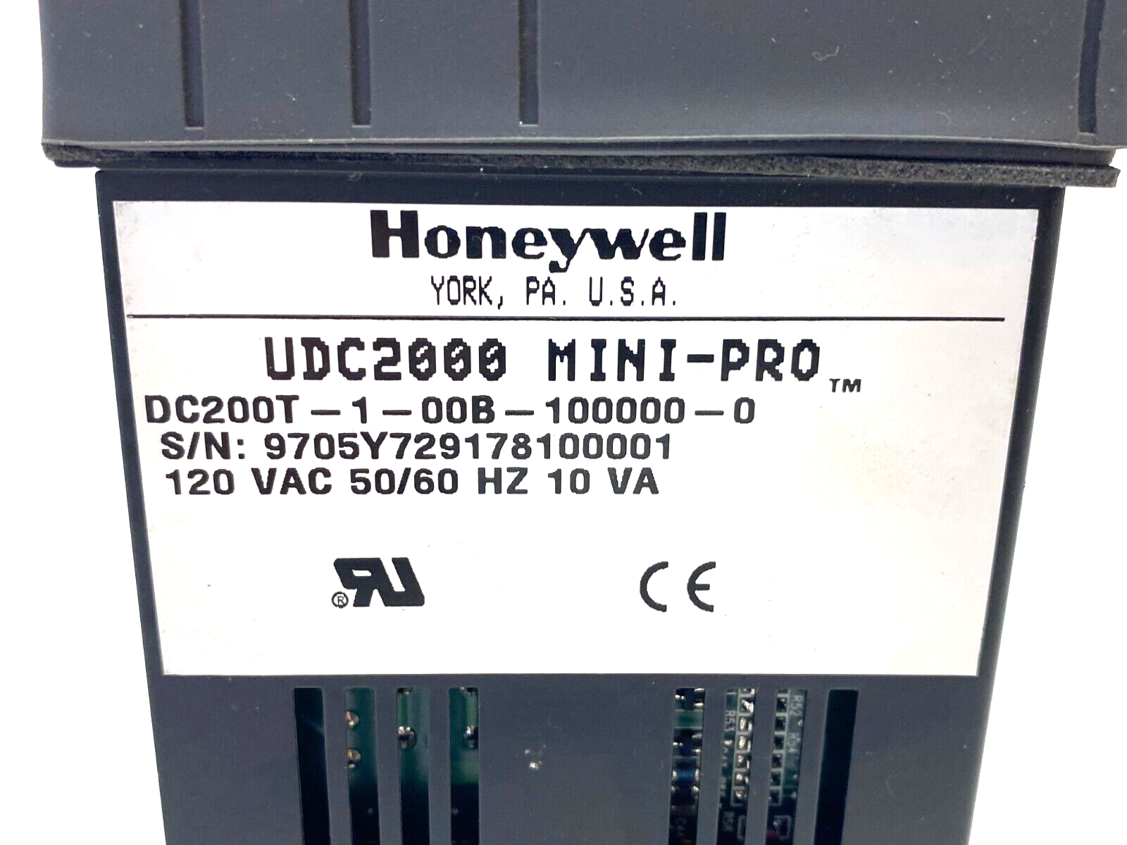 Honeywell DC200T-1-00B-100000-0 MINI-PRO Mini Temp Controller 120VAC UDC2000 - Maverick Industrial Sales