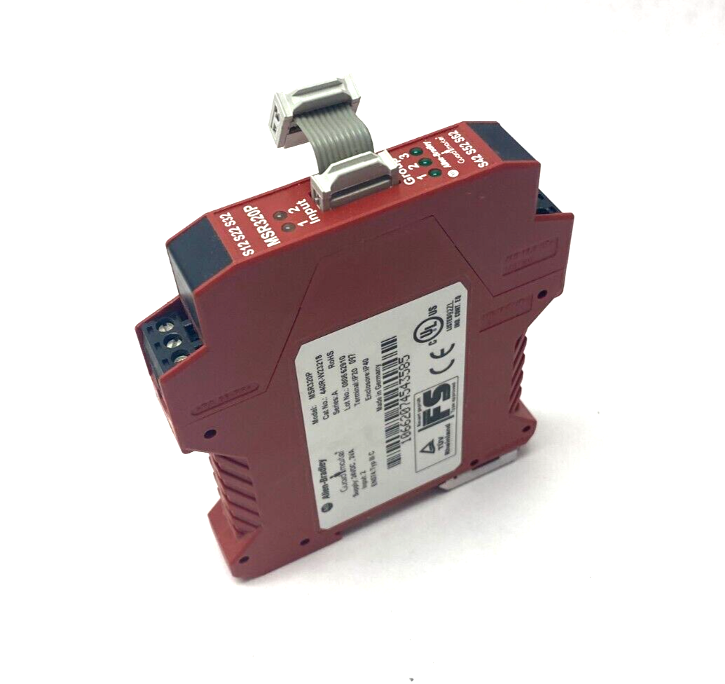 Allen Bradley 440R-W23218 Ser. A Guardmaster MSR320P Safety Relay, Dual Input - Maverick Industrial Sales