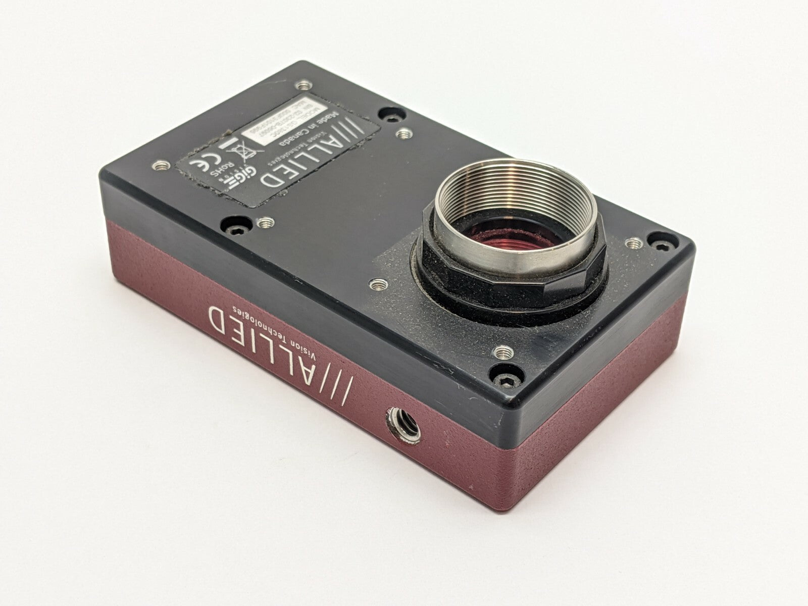 Allied Vision GS1380C GigE Prosilica GS Right Angle CCD Camera Gigabit Ethernet - For parts or not working - Maverick Industrial Sales