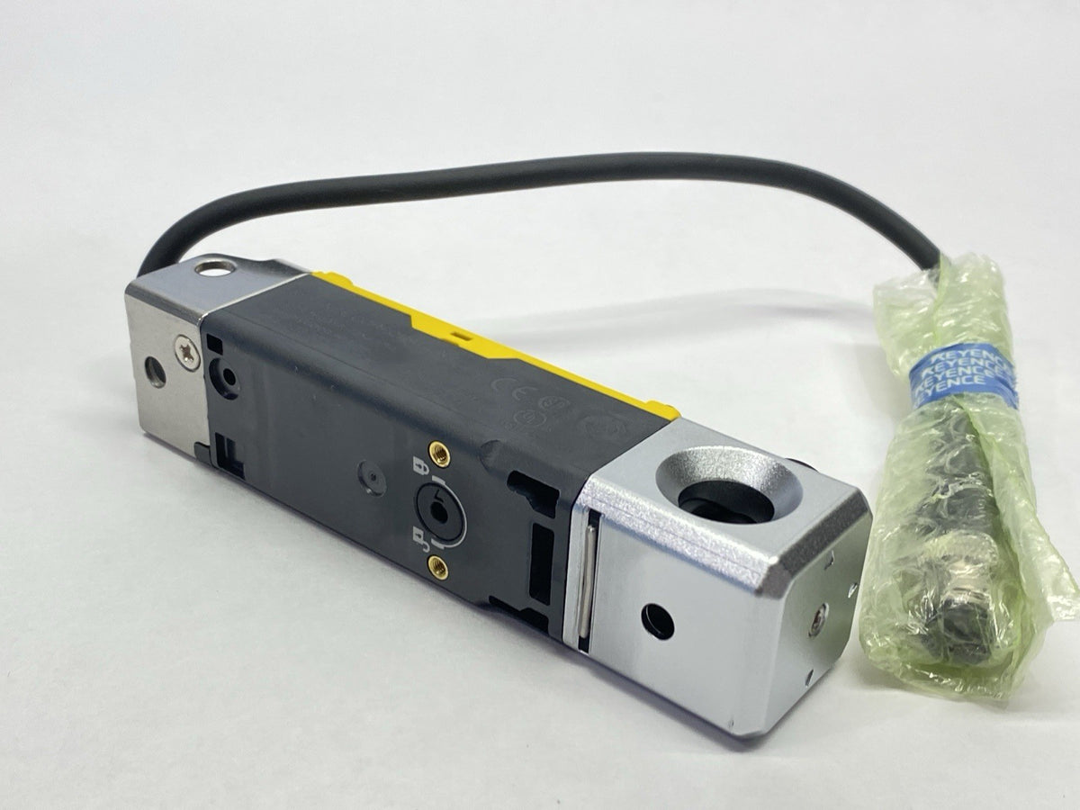 Keyence GS-73PC Power-to-Lock Safety Interlock Device PNP M12 Connector Type - Maverick Industrial Sales