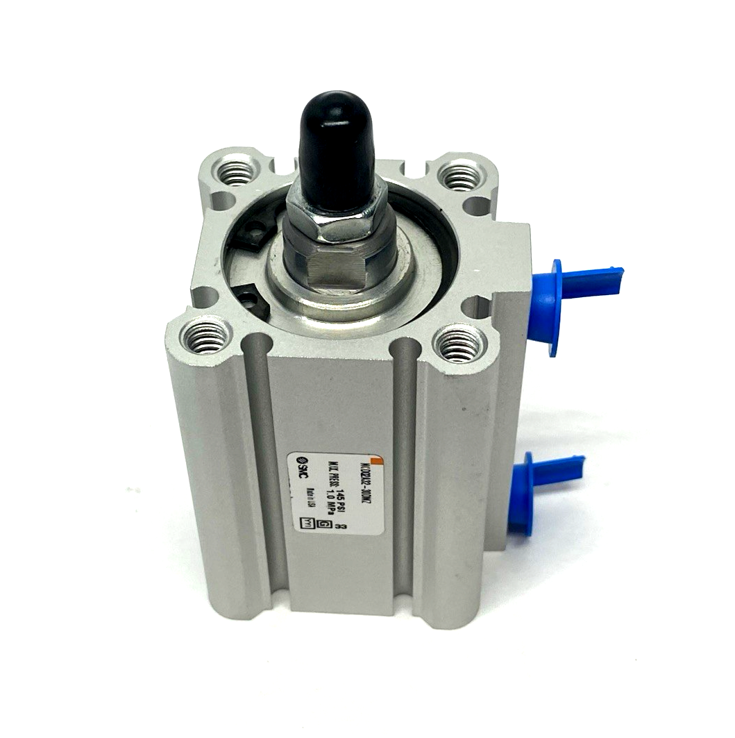 SMC NCDQ2A32-30DMZ Compact Pneumatic Cylinder, 32mm Bore, 30mm Stroke - Maverick Industrial Sales
