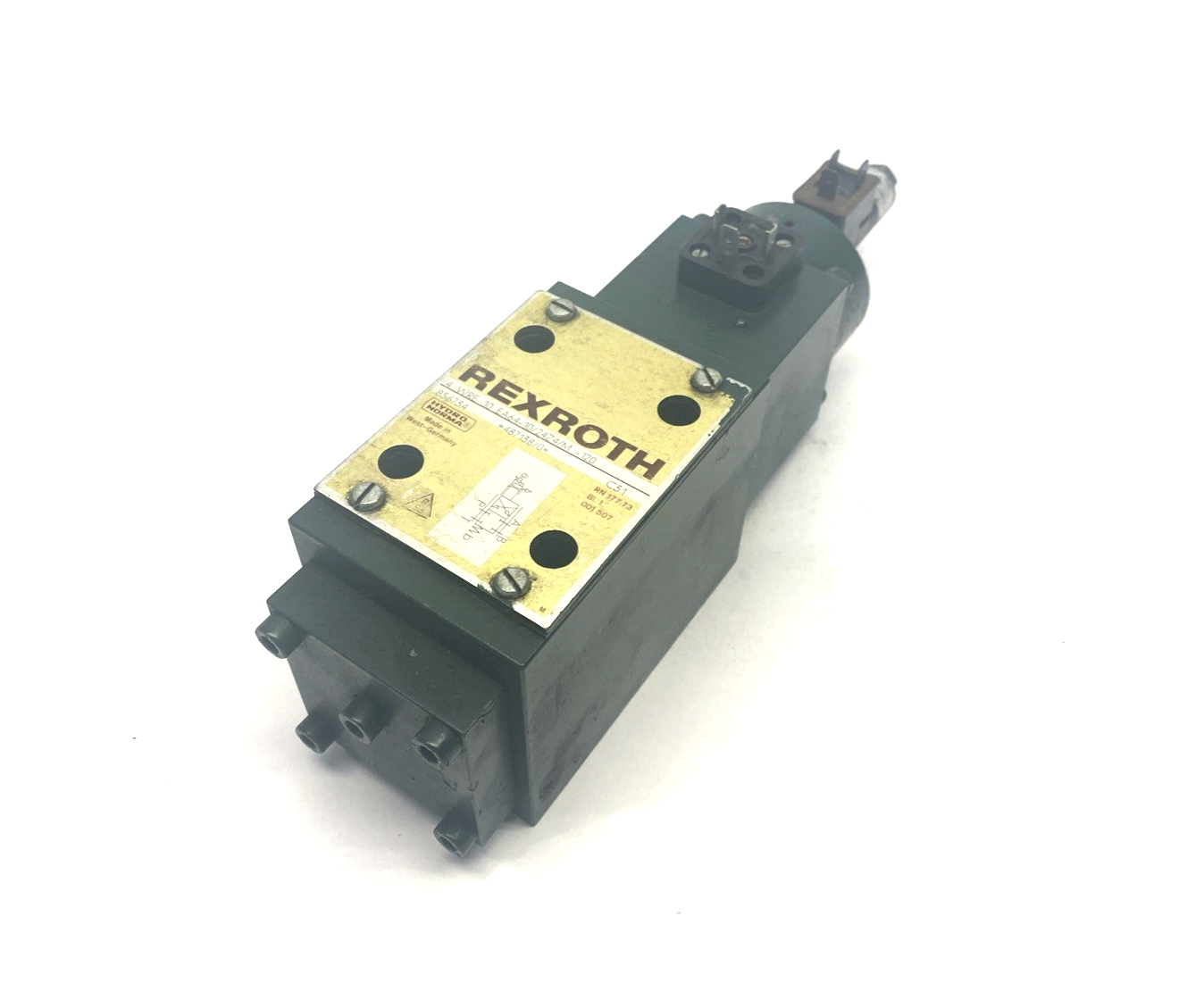 Rexroth Hydronorma 4 WRE 10 EA64-10/24Z4/M-120 Valve - Maverick Industrial Sales