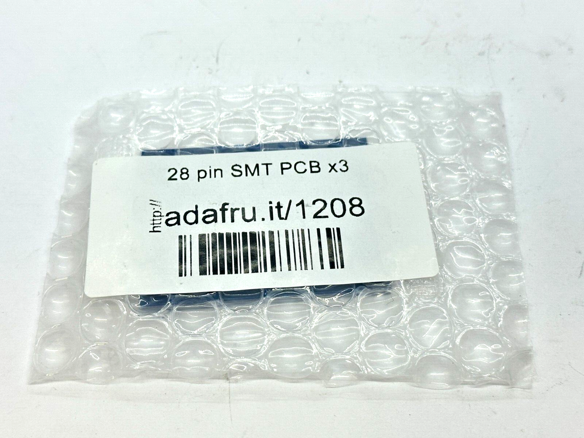 1208 | Adafruit SMT Breakout SOIC/TSSOP-28 PCB x3 - New - Maverick Industrial Sales