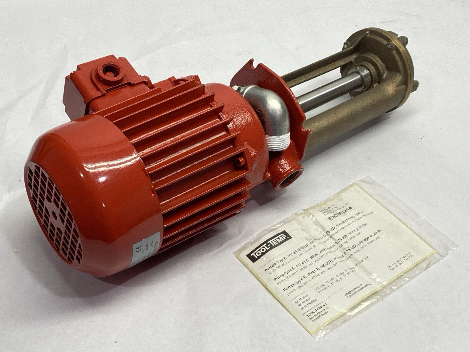 Tool-Temp EB0201204 Pump Type E-PV-41E 0.75kW - Maverick Industrial Sales