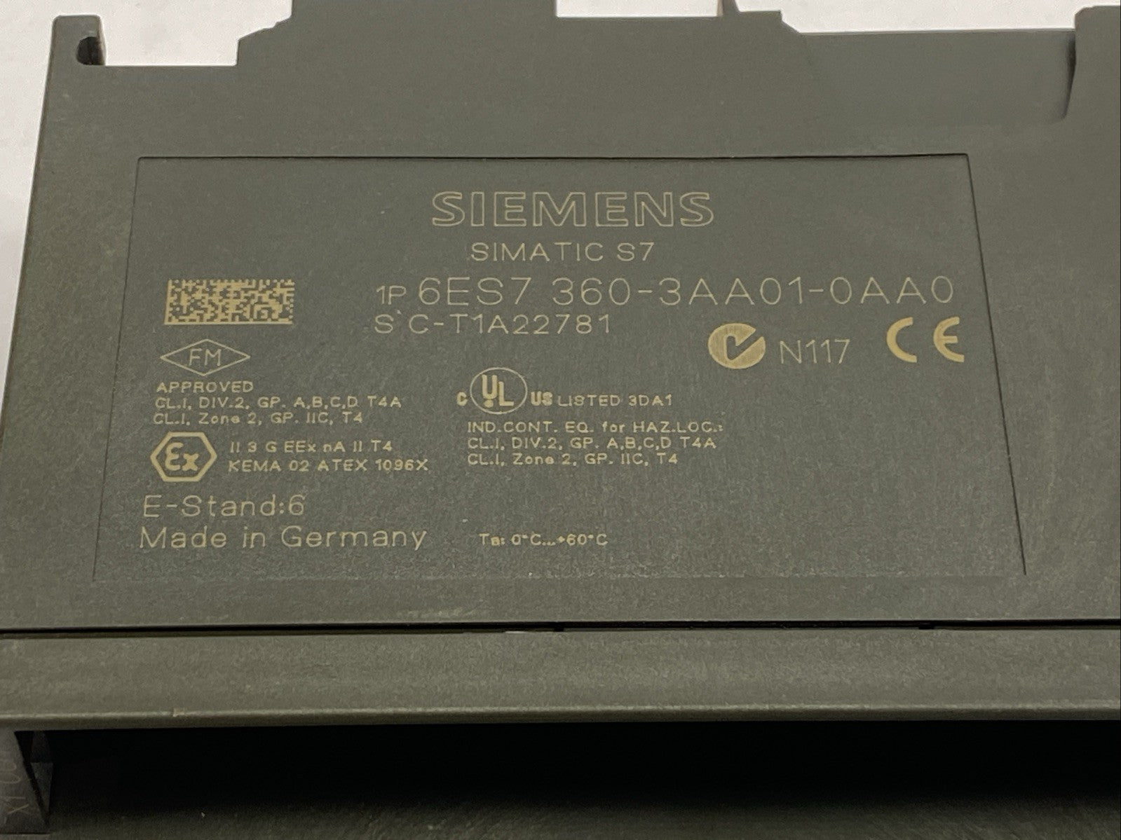 Siemens 6ES7360-3AA01-0AA0 Simatic S7 Center Rack Connection IM360 NO COVER - Maverick Industrial Sales