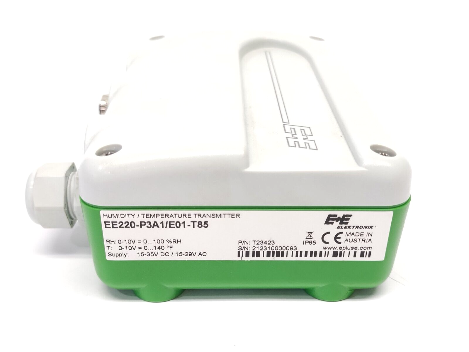 E+E Elektronik EE220 Humidity/Temperature Transmitter T23423 EE220-P3A1/E01-T85 - Maverick Industrial Sales