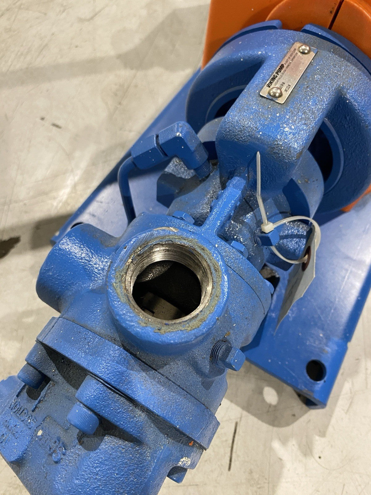 G4124A | Viking Rotary Gear Pump with WEG 00118ET3E143T-S 230/460V 3PH 8 GPM - Used - Maverick Industrial Sales
