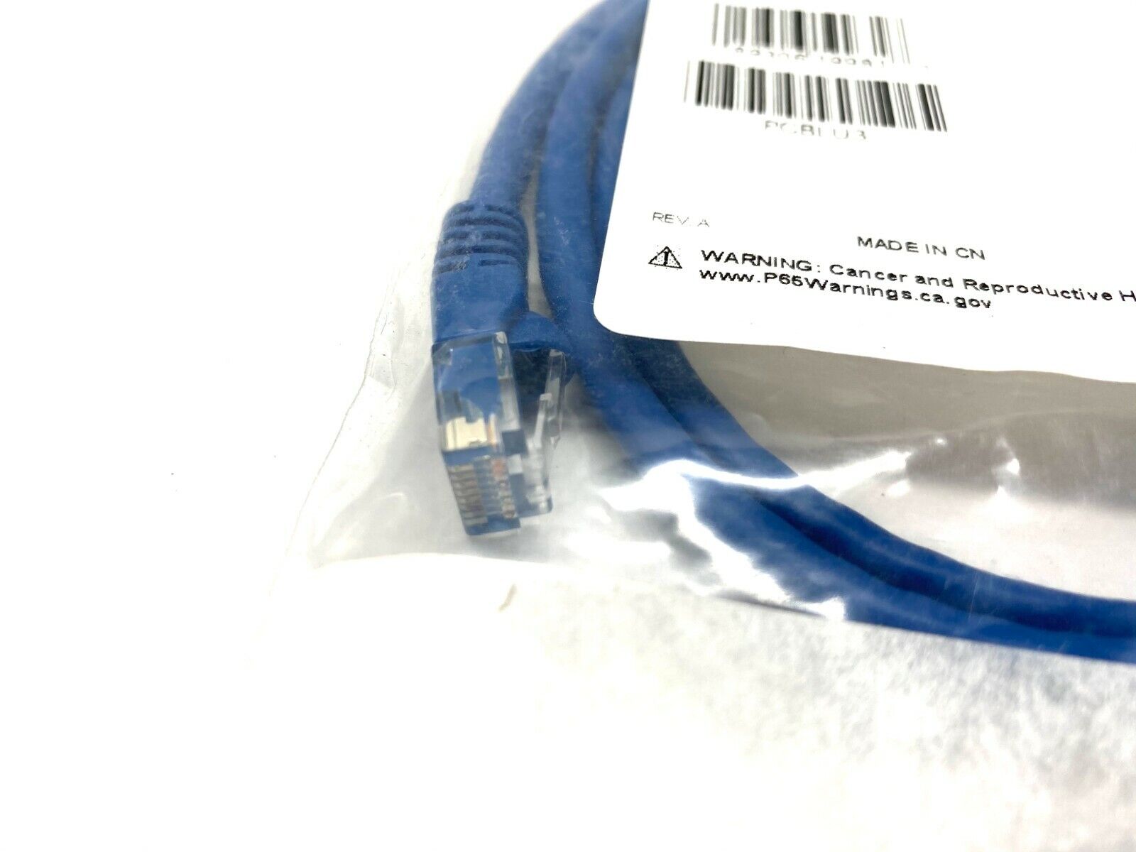 HellermannTyton PCBLU3 Blue Patch Cord 3' ft CAT5E - Maverick Industrial Sales