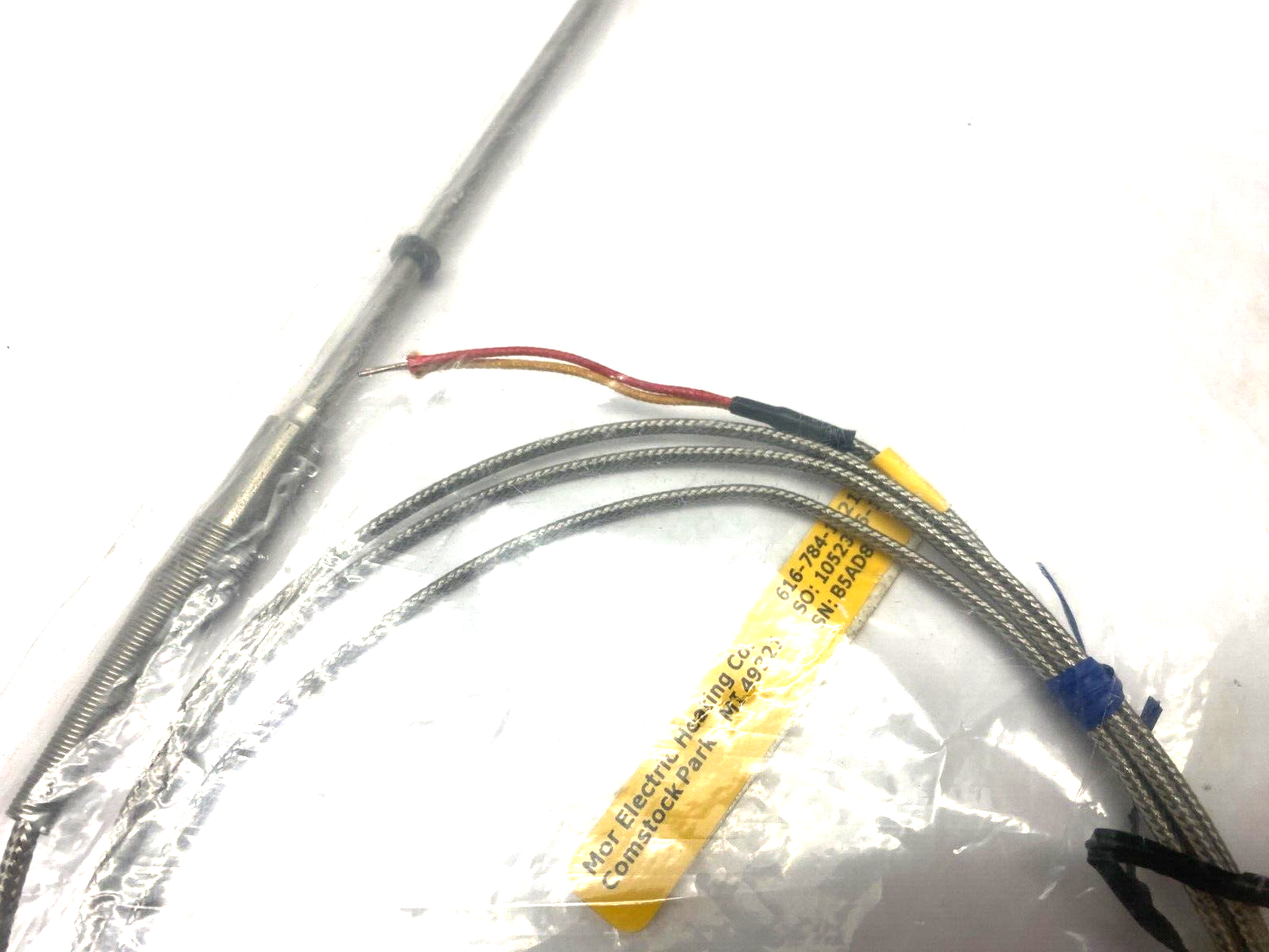 Mor Electric Heating K38U-005-05A-15-F1B072-2 Temperature Thermocouple Probe - Maverick Industrial Sales