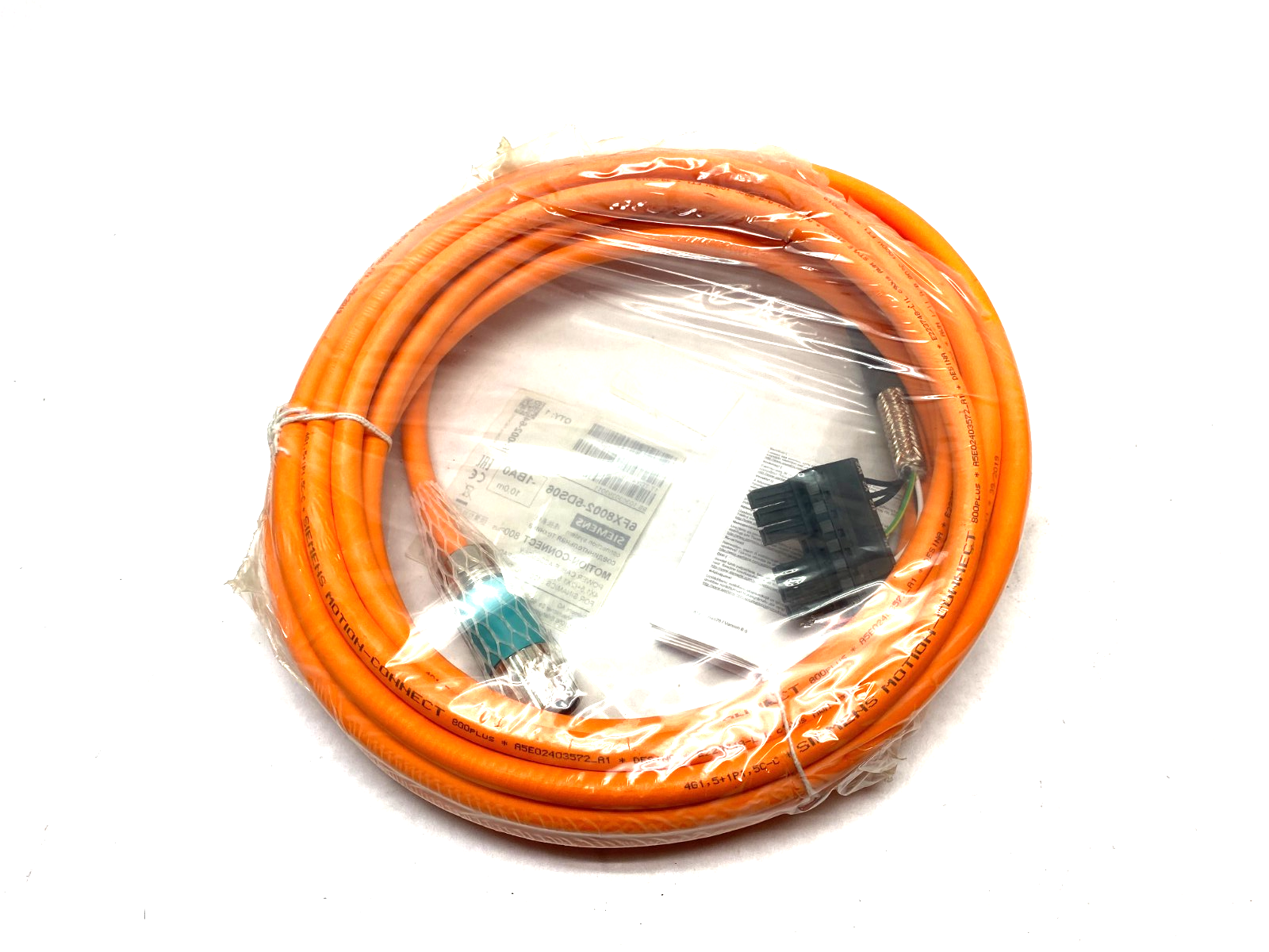 Siemens 6FX8002-5DS06-1BA0 MOTION-CONNECT Power Cable Assembly 10m 800Plus - Maverick Industrial Sales