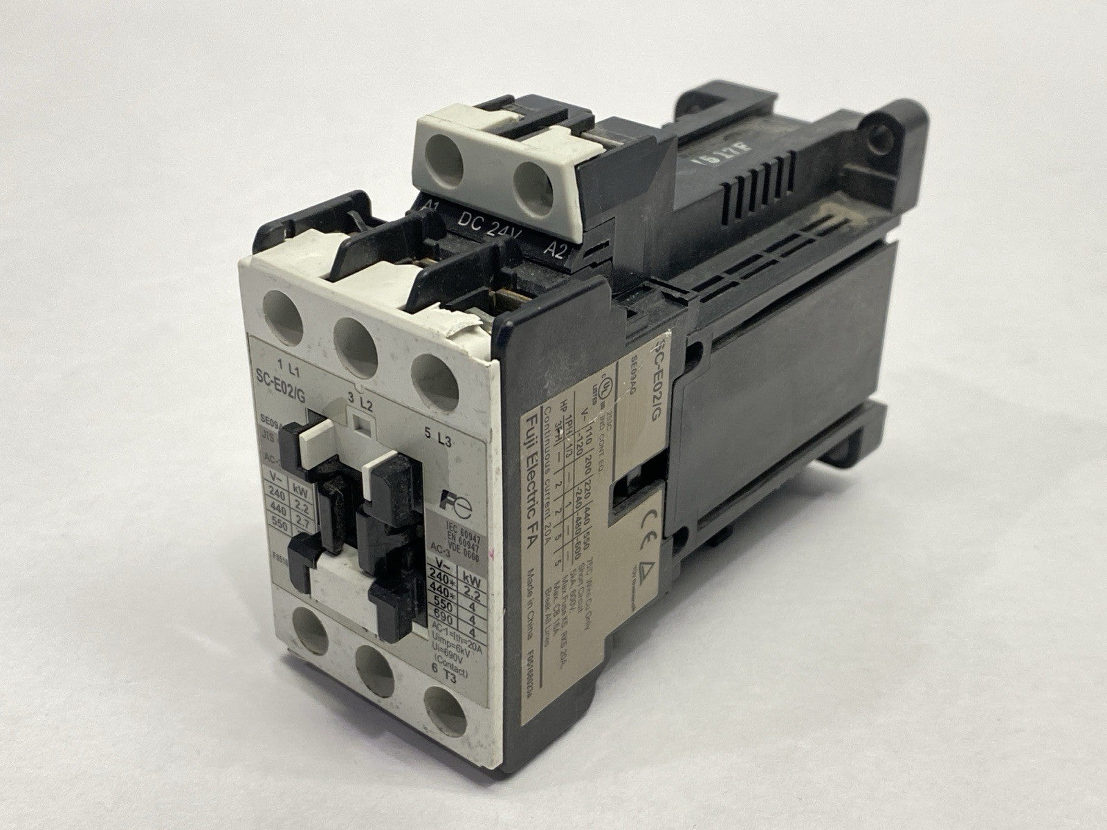 Fuji Electric SC-E02G-24VDC Magnetic Contactor 24VDC Coil - Maverick Industrial Sales