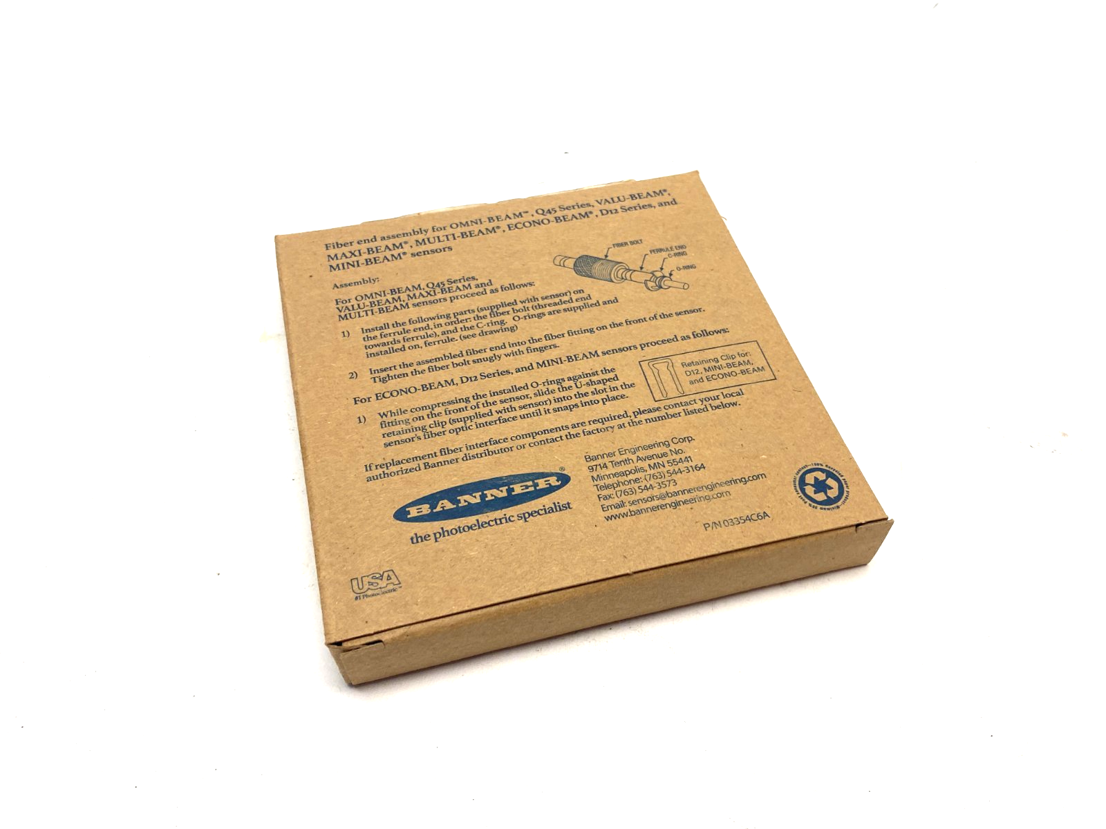 Banner BT23SM900 Heavy Duty Fiber Optic High-Temp Sensor 20196 - Maverick Industrial Sales