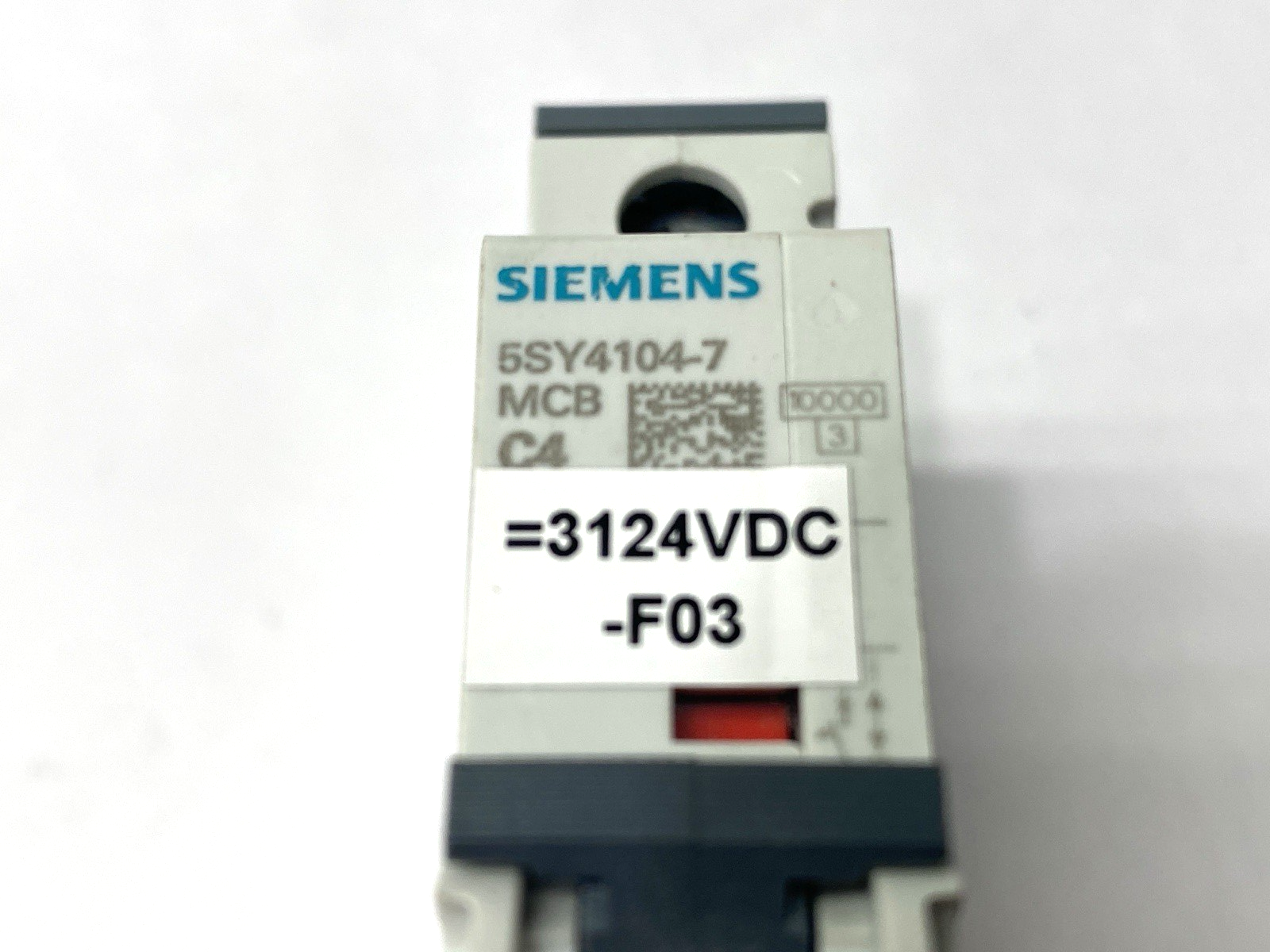 Siemens 5SY4104-7 Miniature Circuit Breaker 1-Pole 230/400V 4A - Maverick Industrial Sales