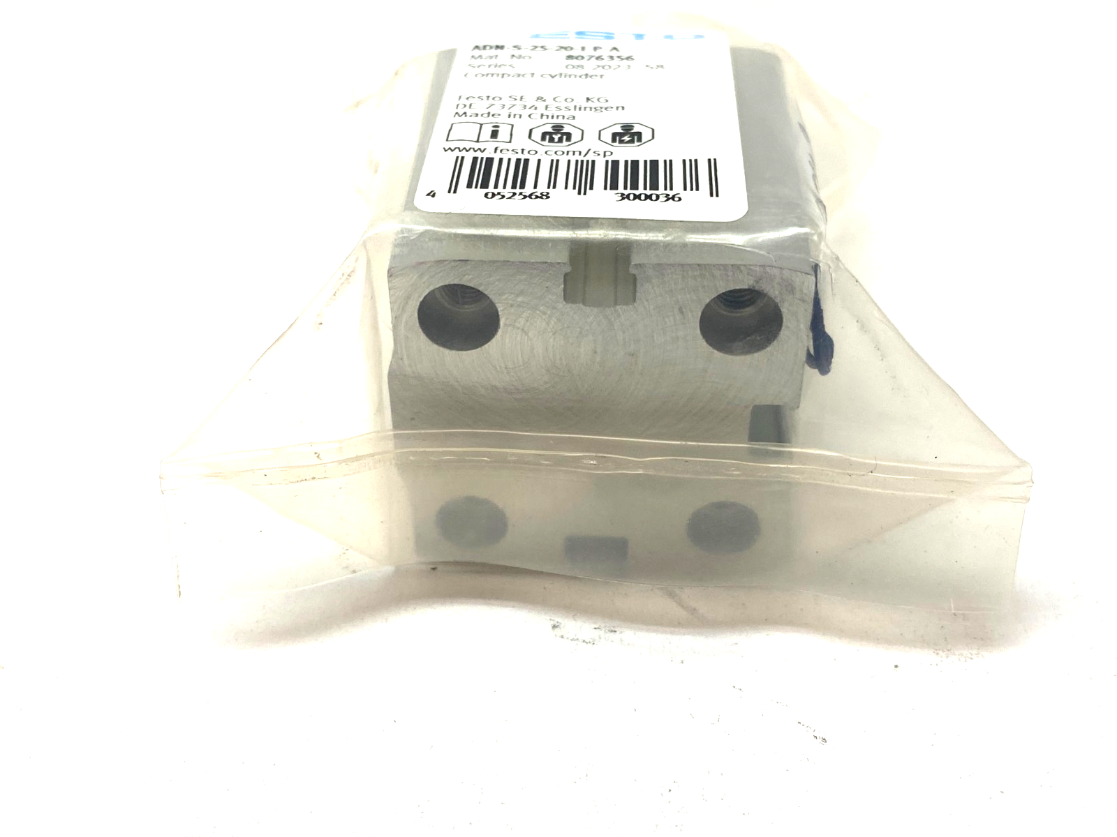 Festo ADN-S-25-20-I-P-A Compact Cylinder Dbl-Acting 20mm Stroke 8076356 - Maverick Industrial Sales