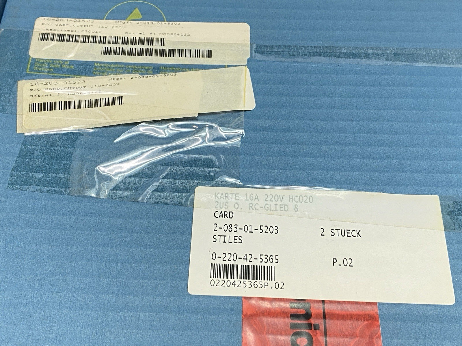 Homatic 2-083-01-5203 PLC Output Card 16A 110-220V - Maverick Industrial Sales