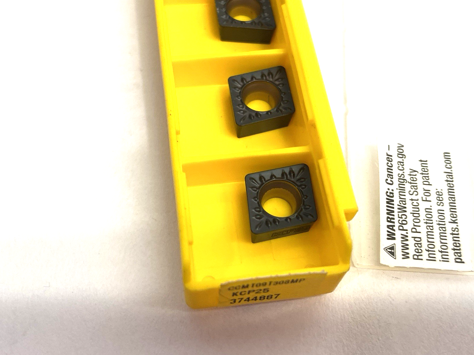 3744887 | Kennametal CCMT09T308MP Screw-On CCMT-MP Positive Insert PKG OF 4 - New Other - Maverick Industrial Sales
