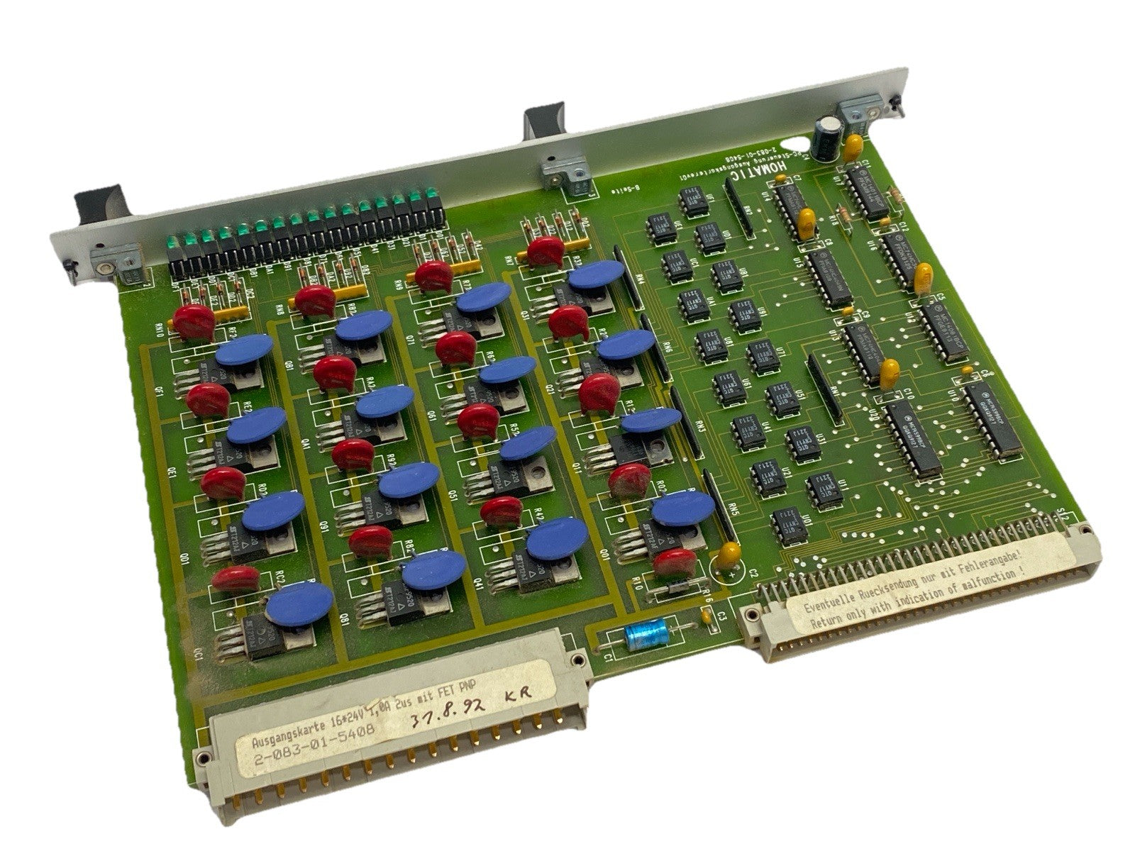 Homatic 2-083-01-5408 PC Control Output Board - Used - Maverick Industrial Sales