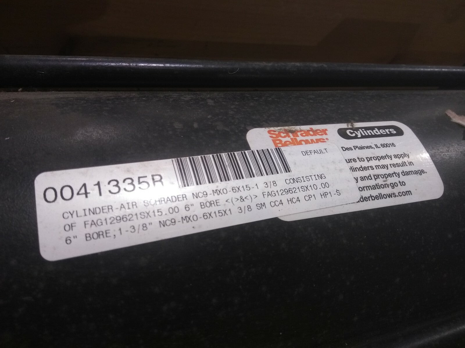 Schrader Bellows 0041335R Dual Hydraulic Cylinder - Maverick Industrial Sales