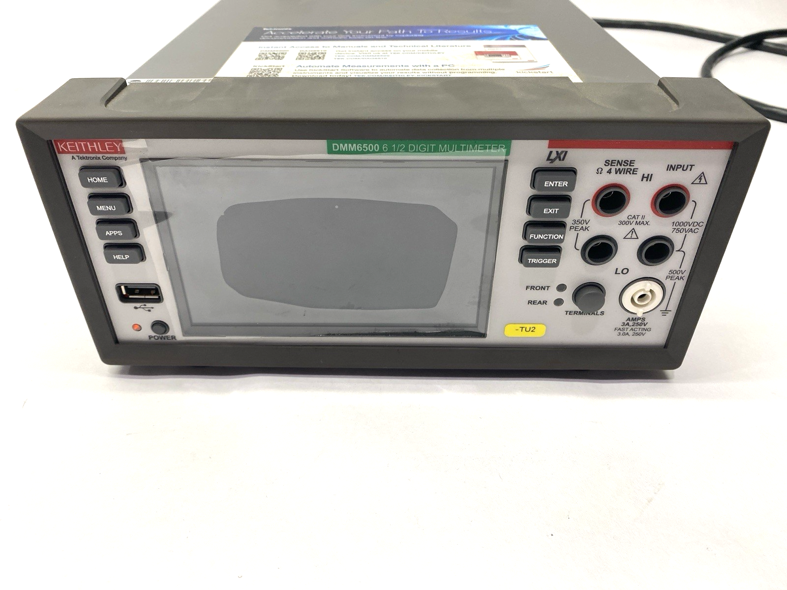 Keithley DMM6500 6-1/2 Digital Multimeter 5" Touch Screen - Maverick Industrial Sales