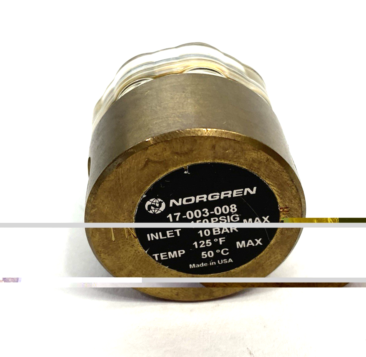 17-003-008 | Norgren Compact Flow Indicator, In-line, 1/4" NPT - New – Open box - Maverick Industrial Sales