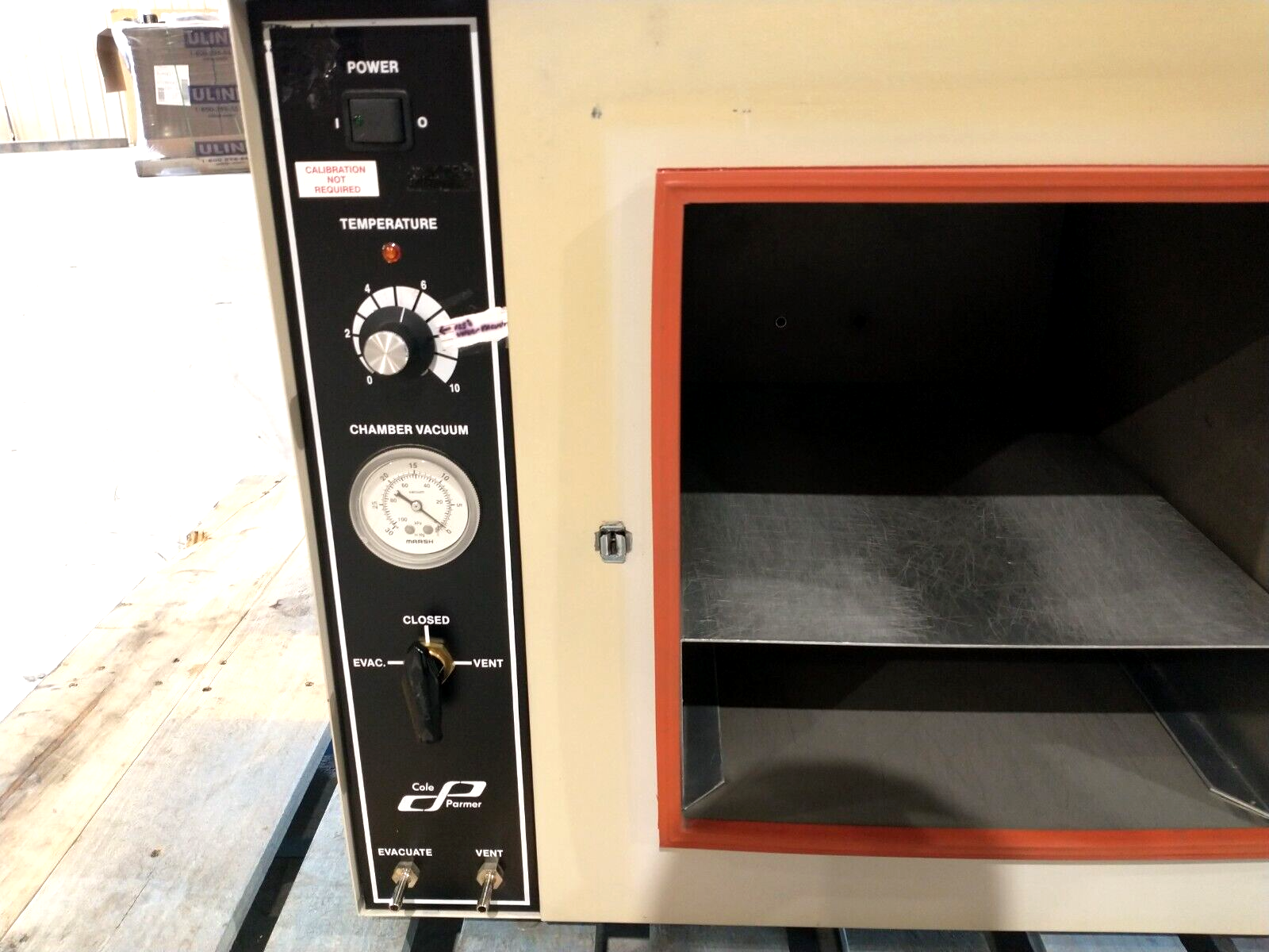 Cole-Parmer G05053-20 Laboratory Vacuum Oven, 120V, 1600W, 13.3A - Maverick Industrial Sales