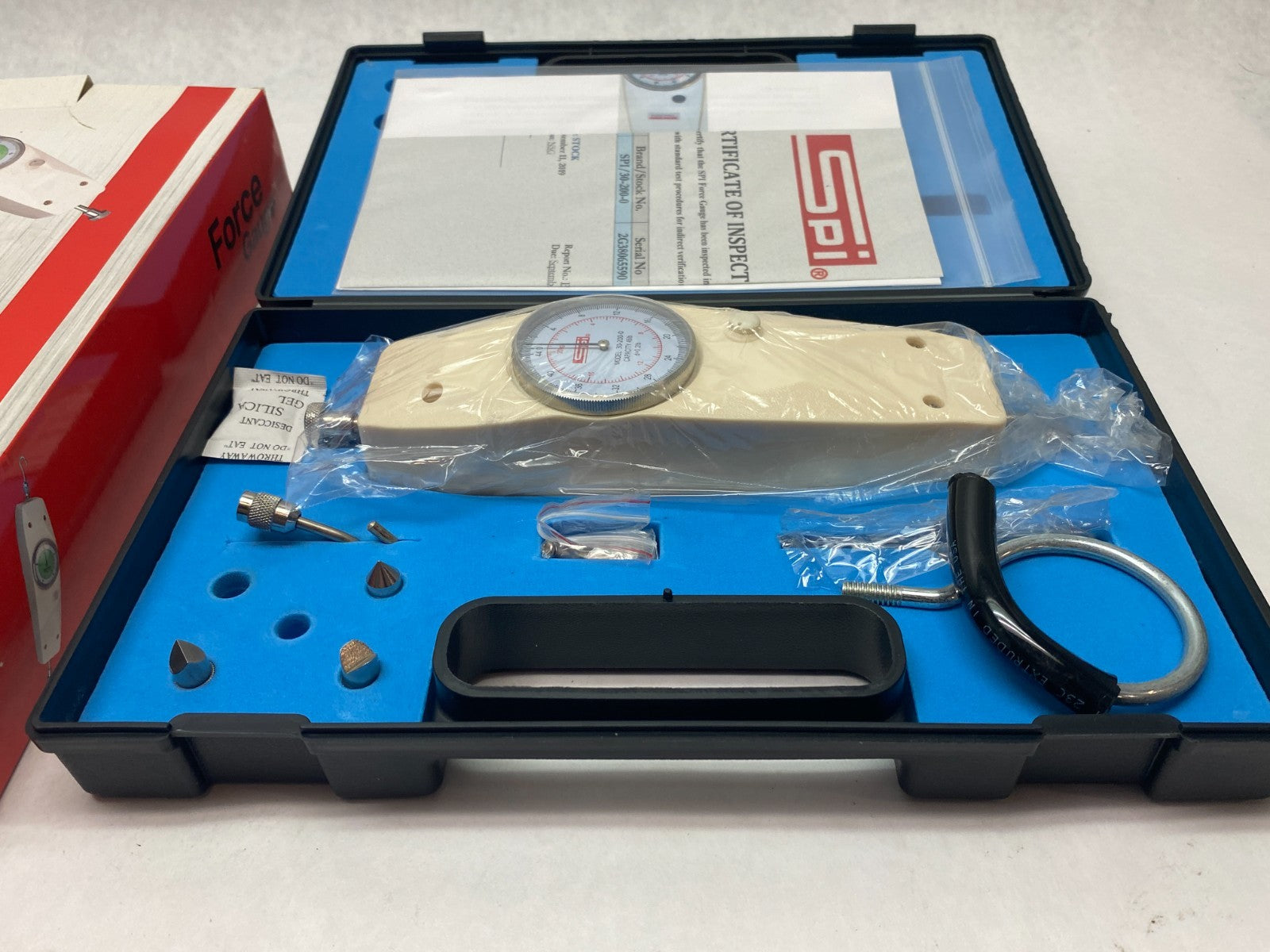 Spi 30-200-0 Analog Mechanical Force Gauge 45lb/22.67kg - Maverick Industrial Sales