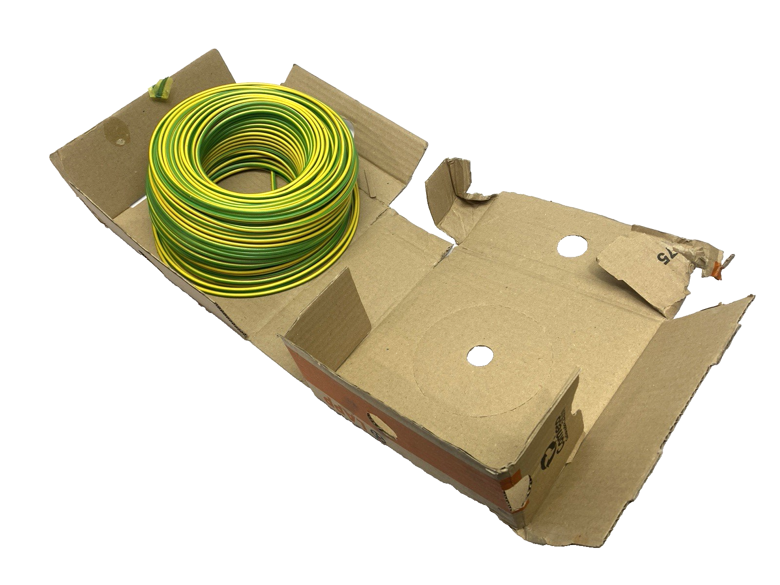 Lapp 4160500 Multi-Standard Hook-Up Wire Green Yellow 1x2.5 14AWG SPOOL OF 100M - Maverick Industrial Sales
