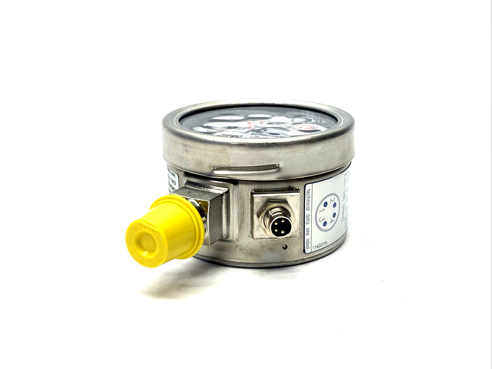 Wika PGT23.063 Bourdon Tube Pressure Gauge w/ Electrical Output 52920145 - Maverick Industrial Sales