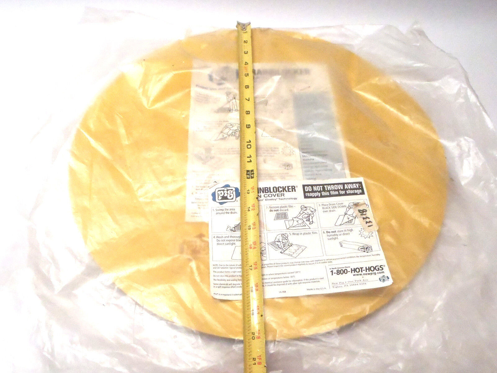 20" Drainblocker | PIG Drain Cover With DuPont Elvaloy Technology DE3 - New Other - Maverick Industrial Sales
