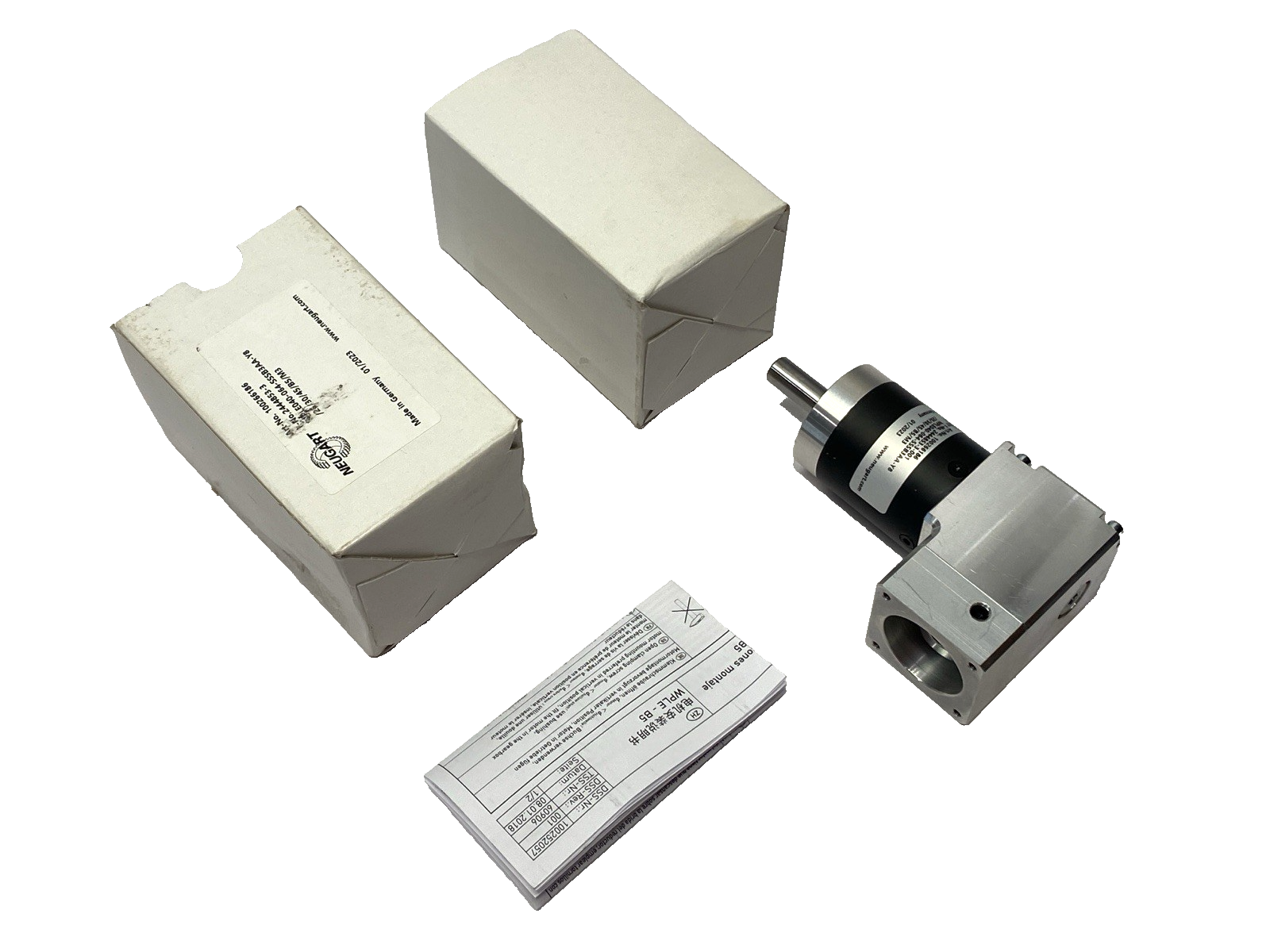 Neugart WPLE040-064-SSSB3AA-Y8/25/30/45/B5/M3 Right-Angle Planetary Gearbox - Maverick Industrial Sales