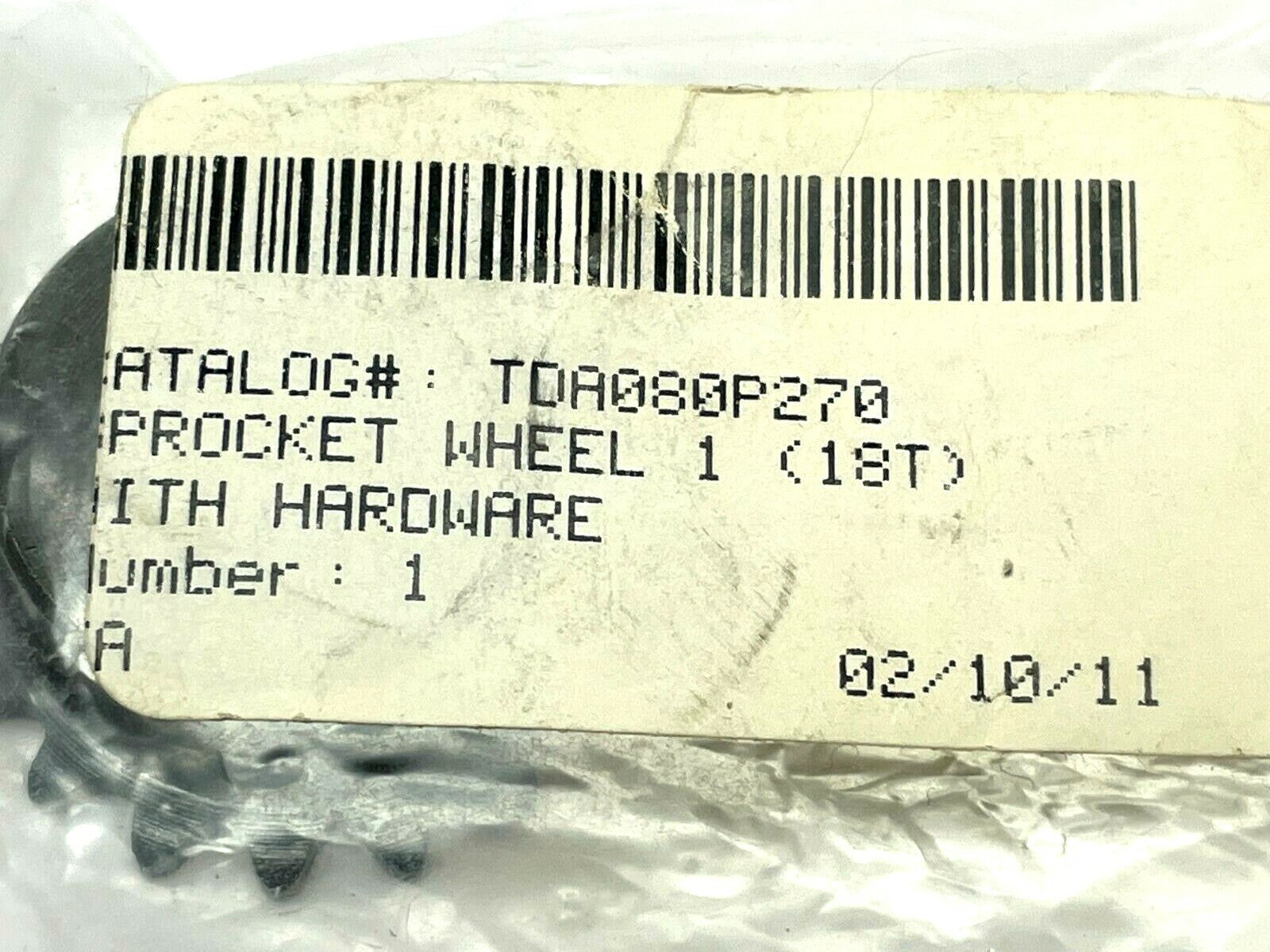 Start International TDA080P270 Sprocket Wheel 18 Teeth - Maverick Industrial Sales