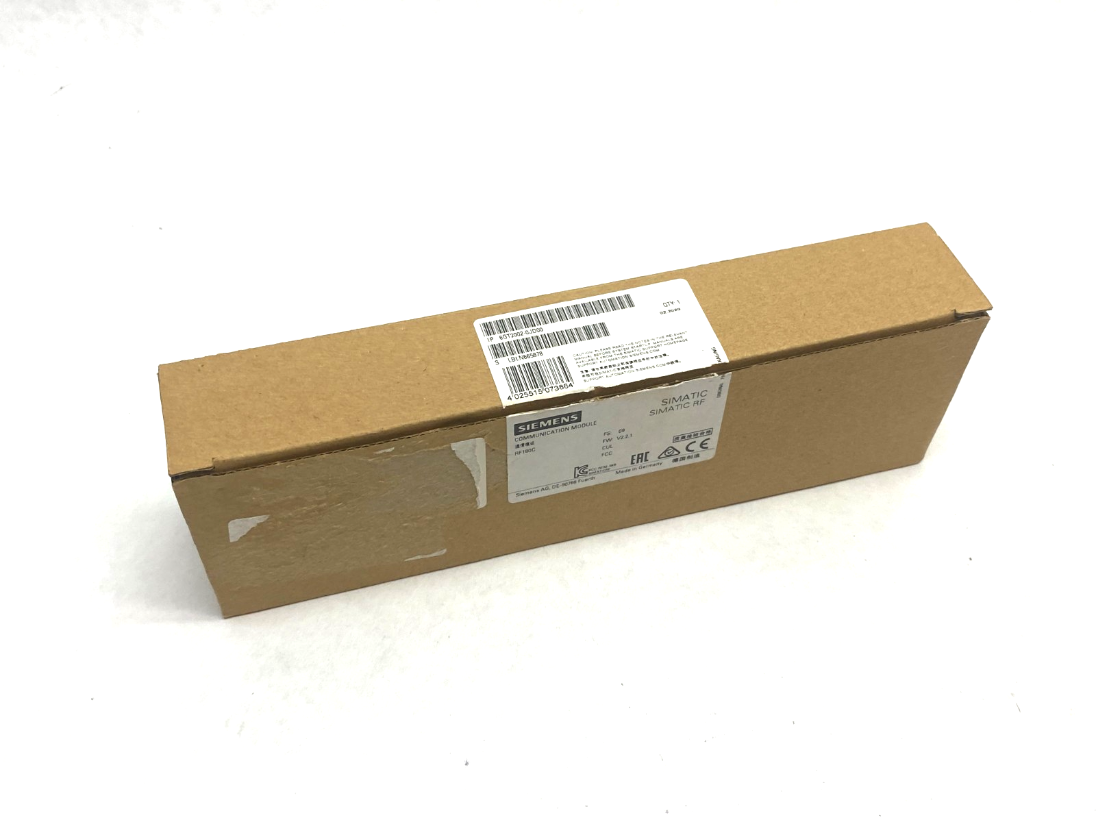 Siemens 6GT2002-0JD00 SIMATIC RF RFID Communications Module RF180C for PROFINET - Maverick Industrial Sales
