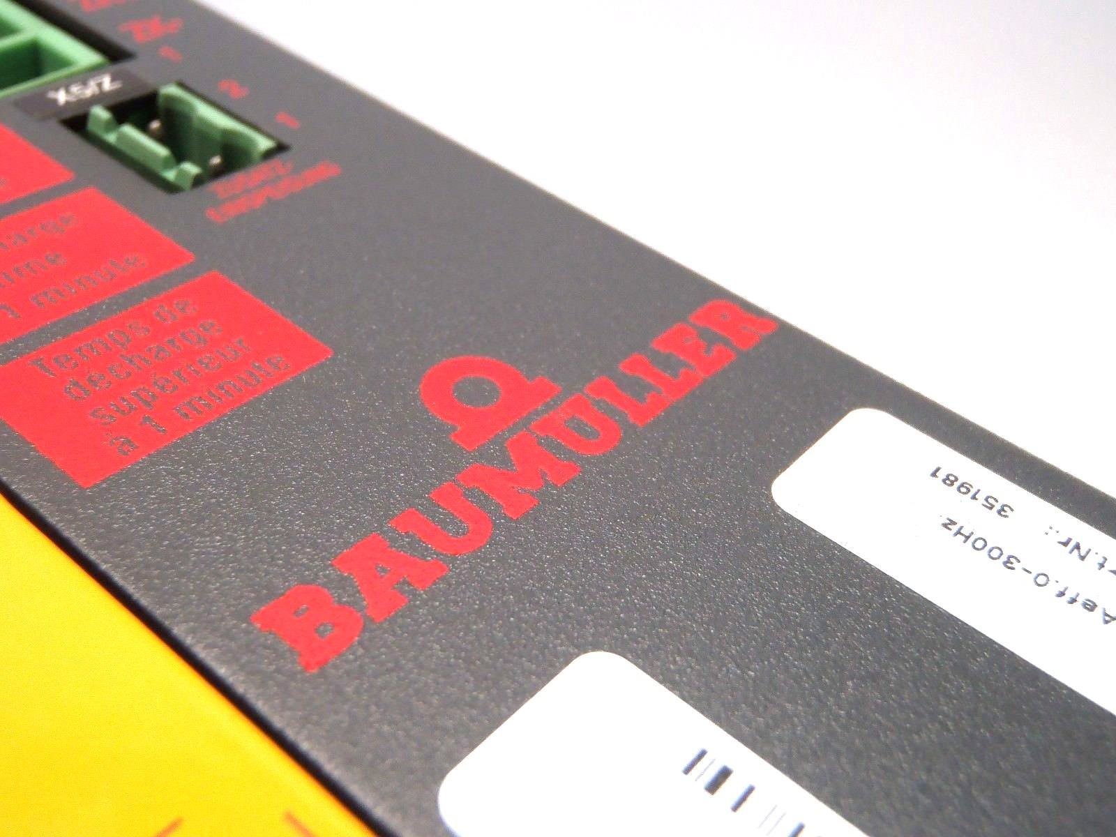 BUM60-08/16-54-B-001 | Baumüller Servo Drive Power Module BUM60-VC-0A-0001, 351981 - Used - Maverick Industrial Sales