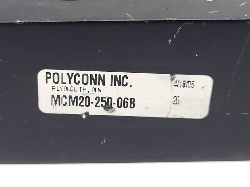 Polyconn MCM20-250-06B Pneumatic Manifold - Maverick Industrial Sales