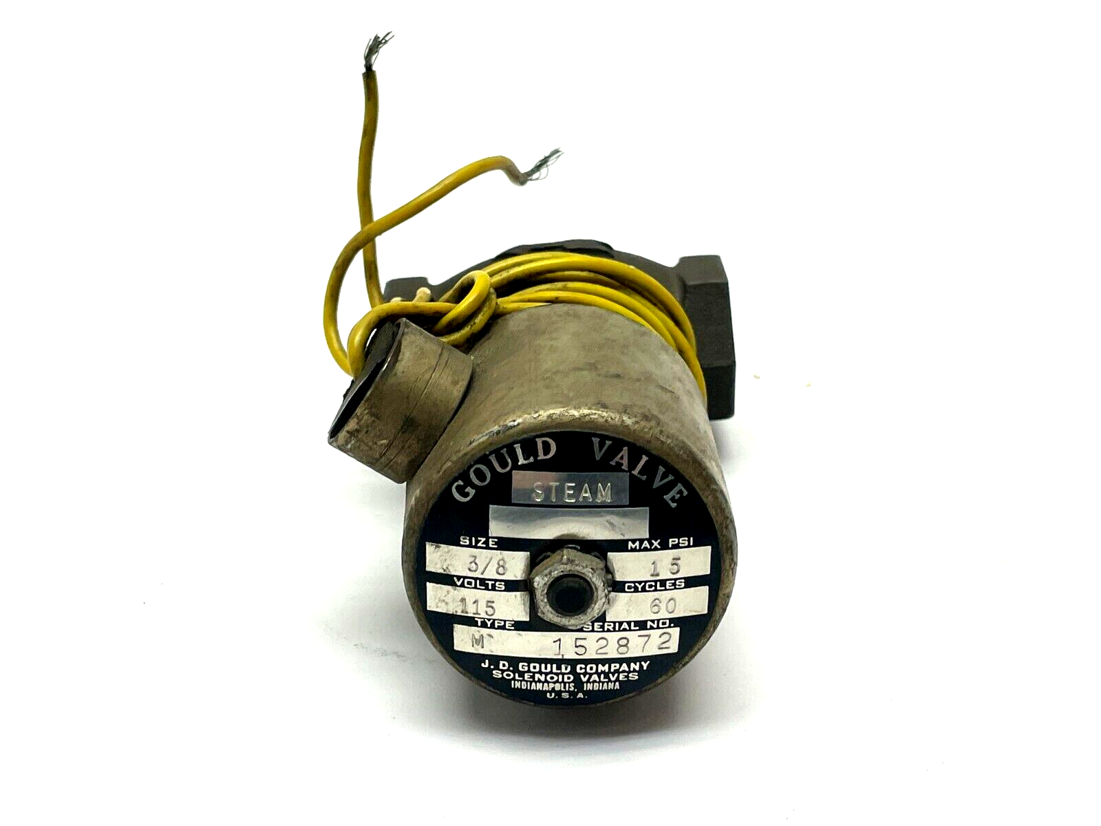 Gould Type M Steam Valve 3/8" 115V 15psi Max 60 Cycles - Maverick Industrial Sales