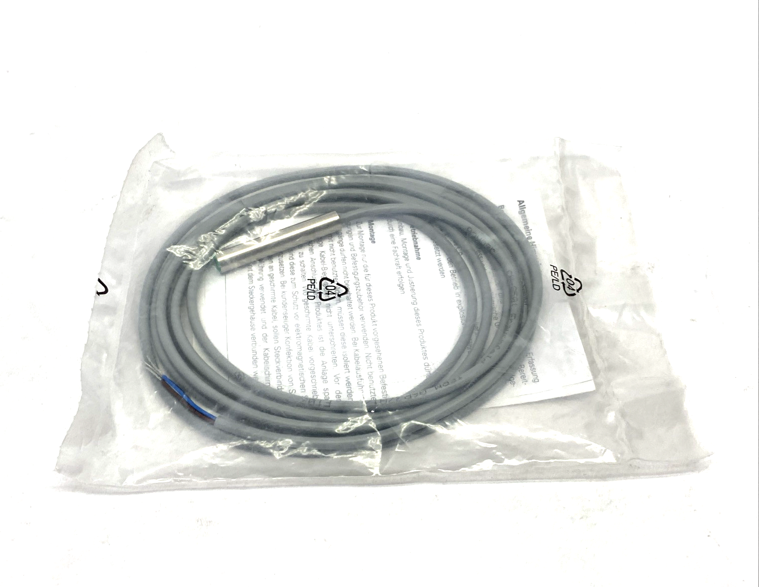 Baumer IFRM 06P37A1/L Miniature Inductive Sensor 6.5x40mm 2m Cable, 10142015 - Maverick Industrial Sales