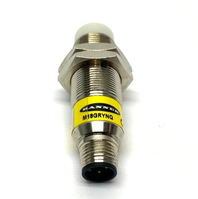 Banner M18GRYNQ General Purpose Proximity Sensor Indicator 18mm 10-30VDC 74040 - Maverick Industrial Sales