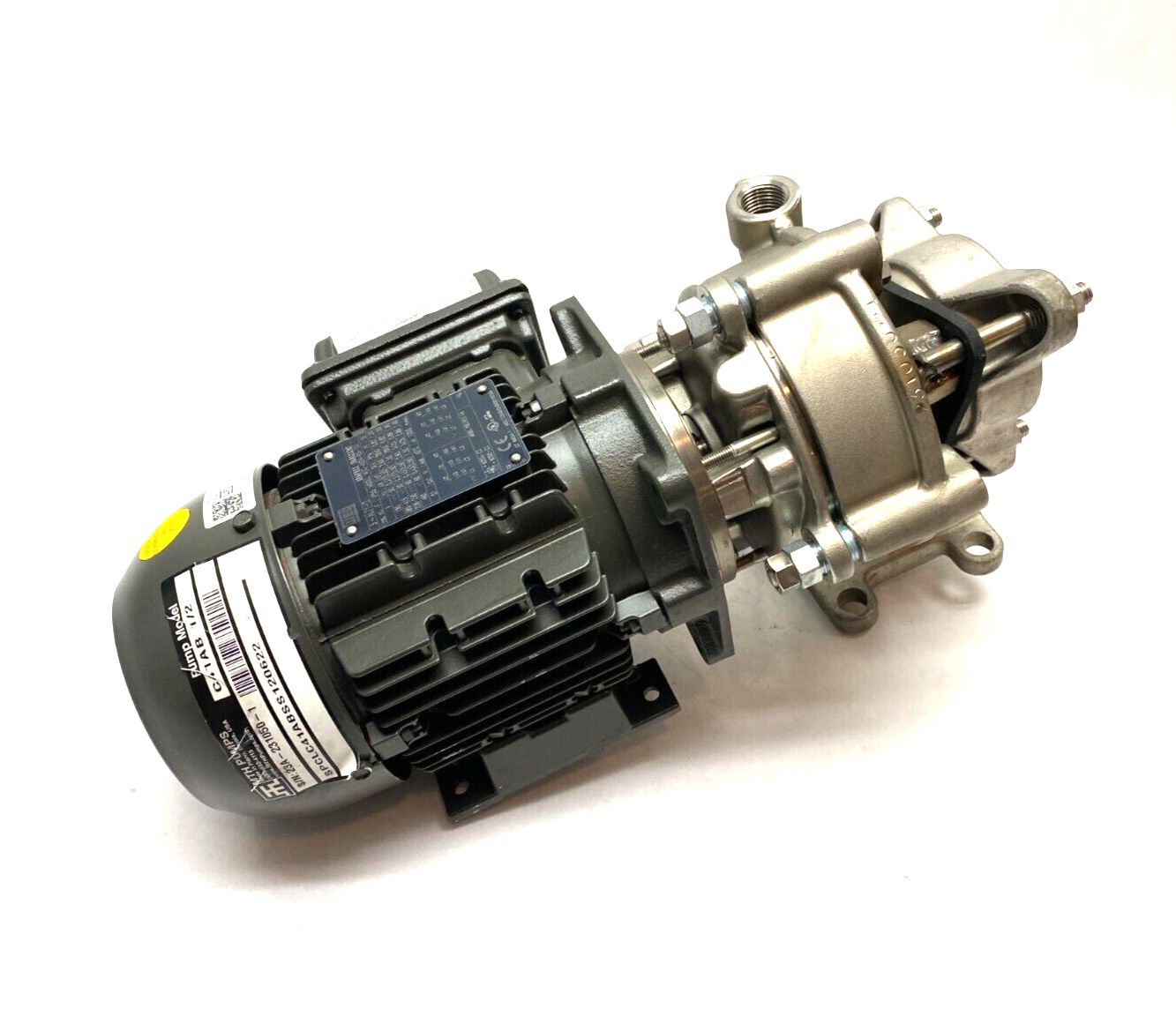 MTH Pumps C41AB 1/2 Closed Coupled Centrifugal Pump Flange Mounted C41ABSS120622 - Maverick Industrial Sales
