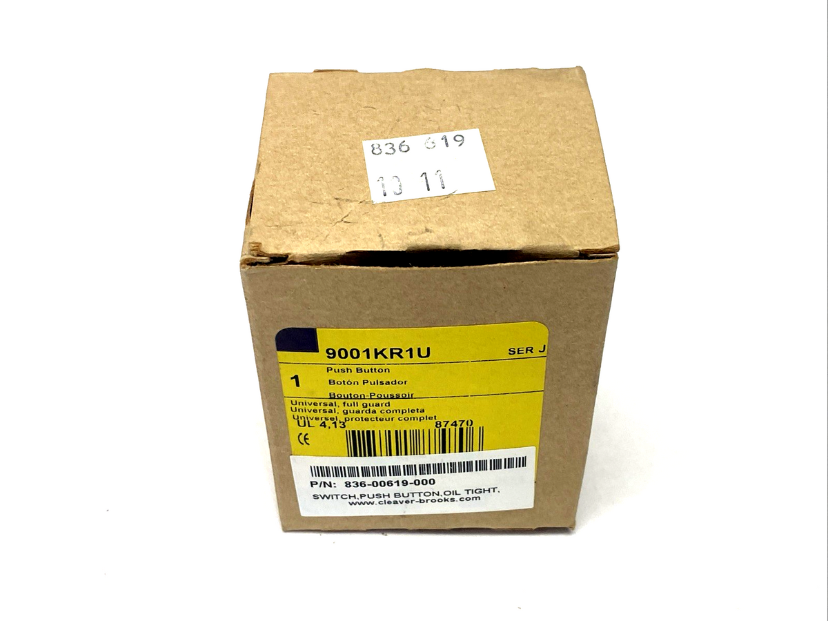 9001KR1U | Schneider Electric Ser. J Pushbutton 30mm Type K, Full Guard - New - Maverick Industrial Sales