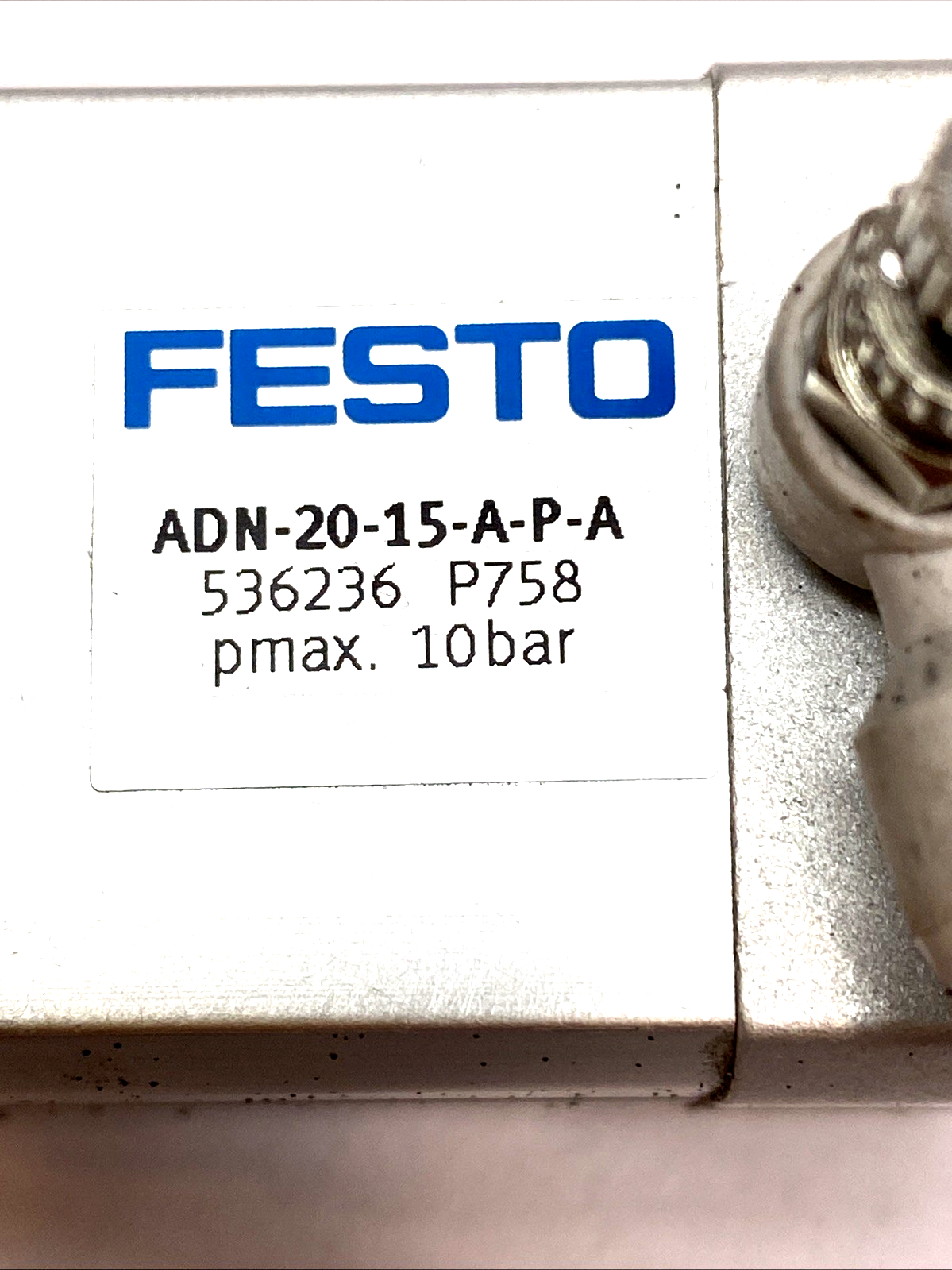 ADN-20-15-A-P-A | Festo Compact Pneumatic Cylinder 20mm Bore 15mm Stroke 536236 - Used - Maverick Industrial Sales