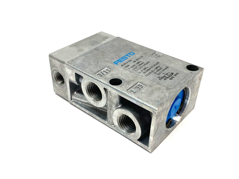 Festo VL/O-3-1/4 Pneumatic Valve 3/2-Way Monostable 1/4" Ports 9984 - Maverick Industrial Sales