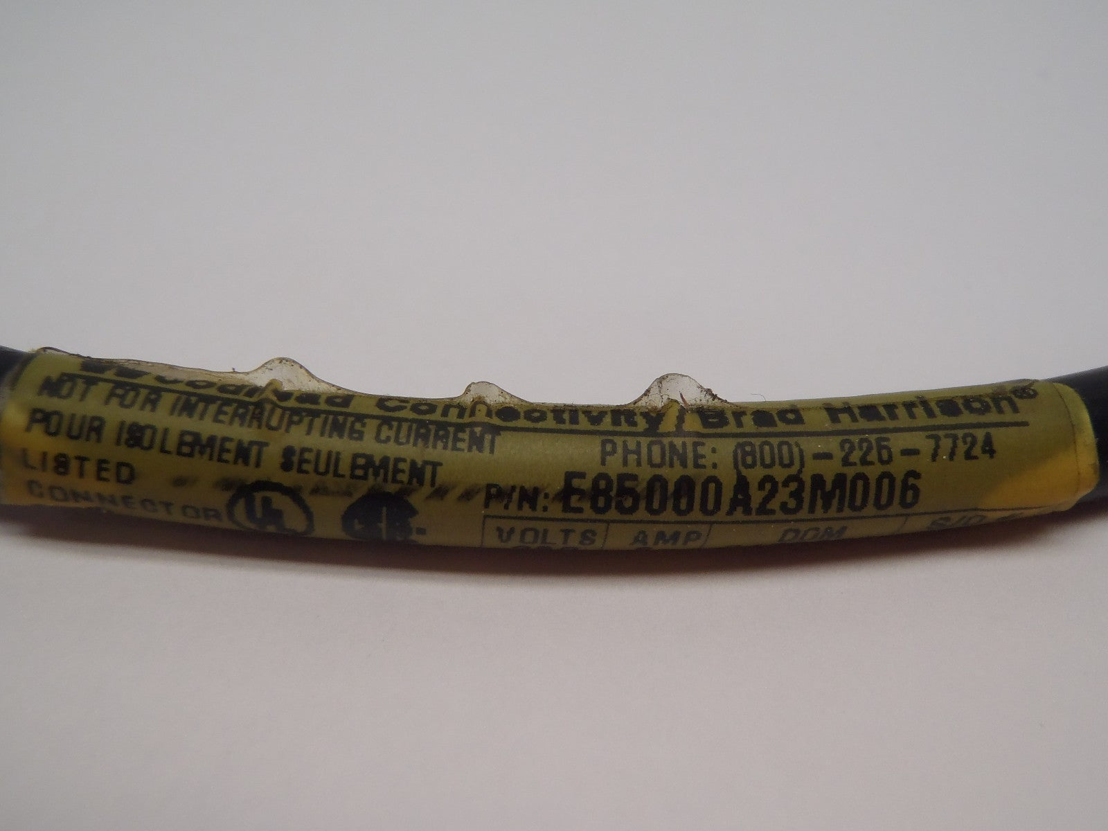 Woodhead Brad Harrison E85000A23M006 Micro-Change 250V 5A Cable LOT OF 2 - Maverick Industrial Sales