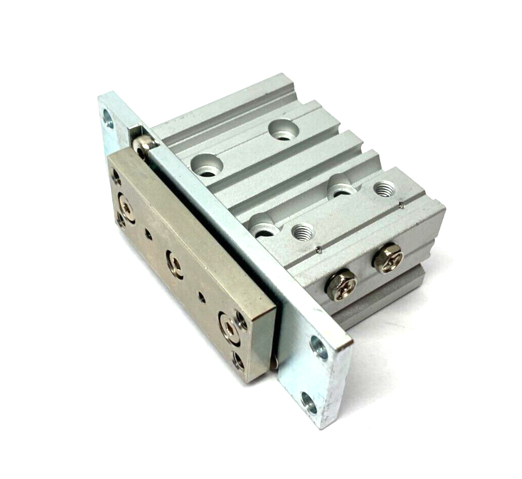 SMC MGPLF16-10Z Flange Mount Compact Cylinder 16mm Bore 10mm Stroke - Maverick Industrial Sales