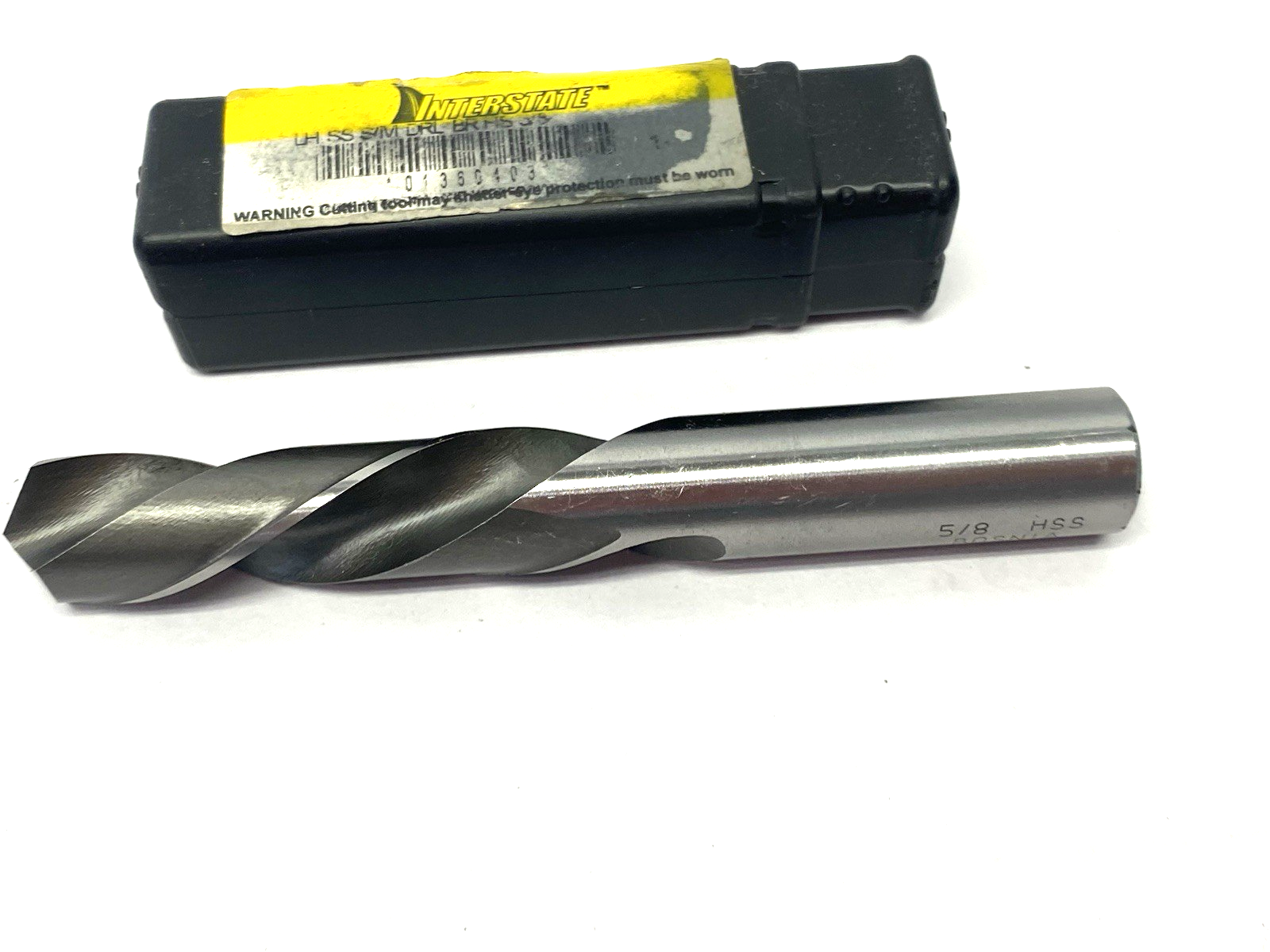 Interstate 01360403 Machine Drill 118° Spiral Flute S/M DRL BR 5/8" HSS LH - Maverick Industrial Sales